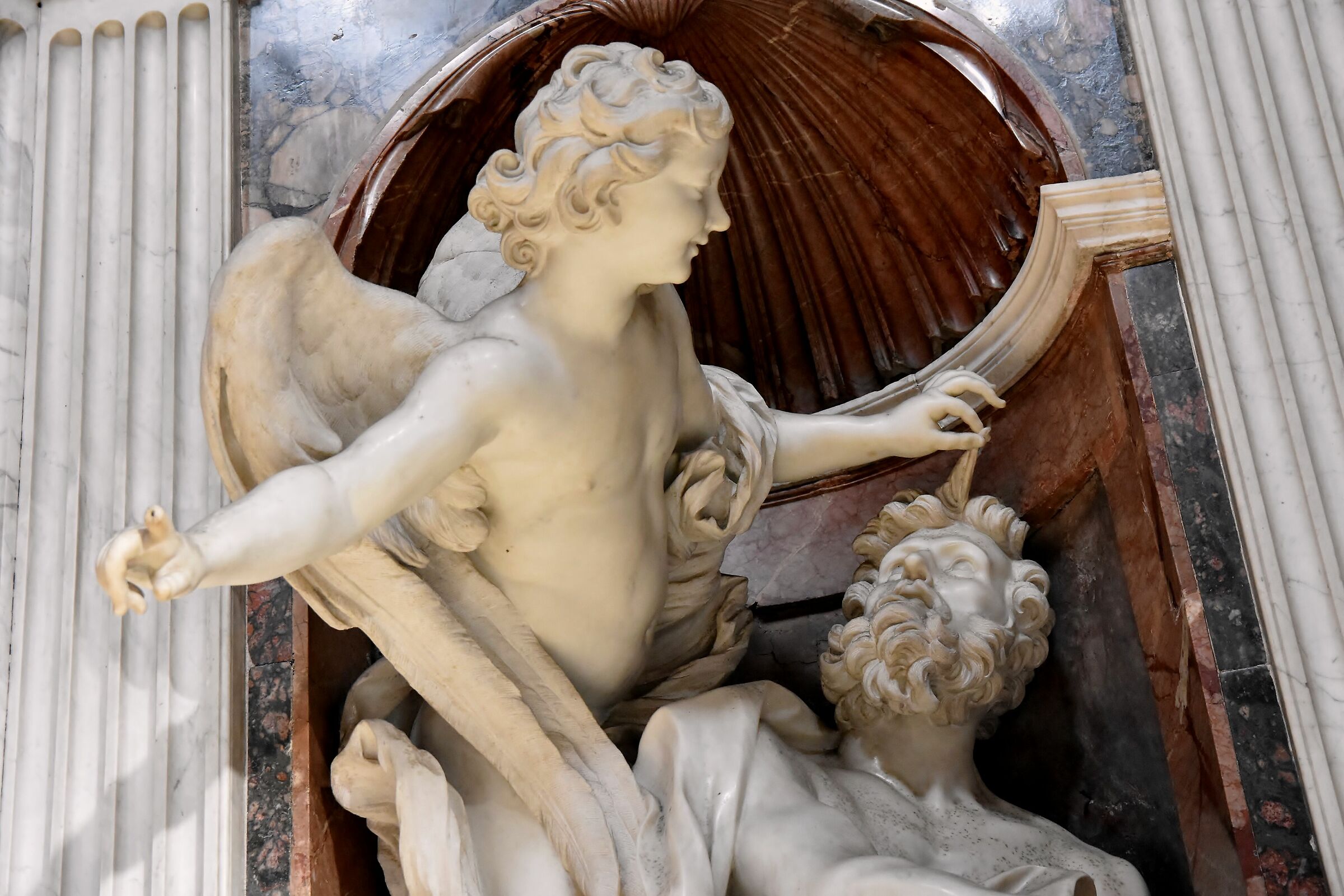 Santa Maria del Popolo - Bernini "Abacuc and the Angel"