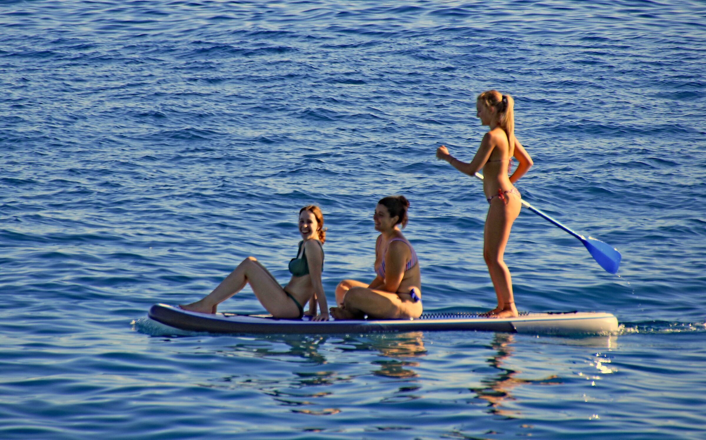 Pagaiando nel mare di Varigotti ..