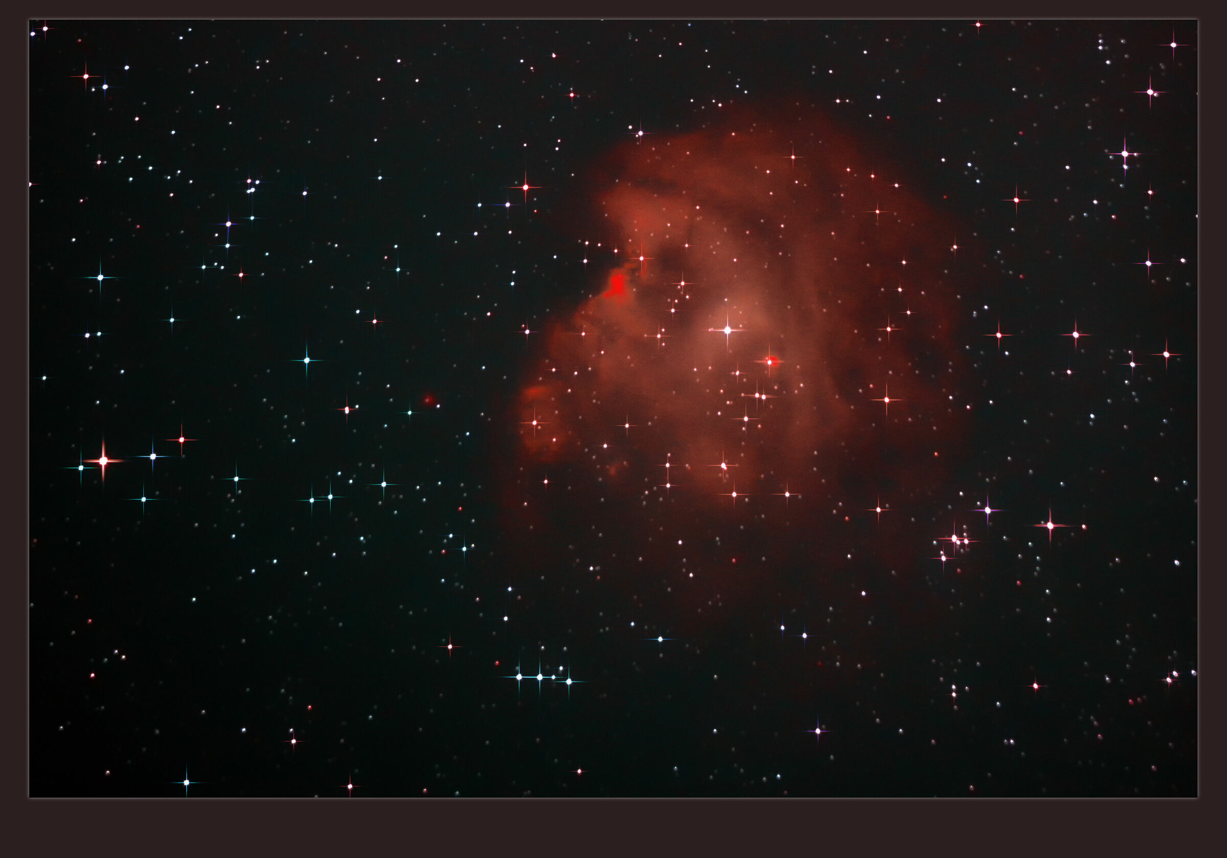 Testa di scimmia NGC 2174 in Orione