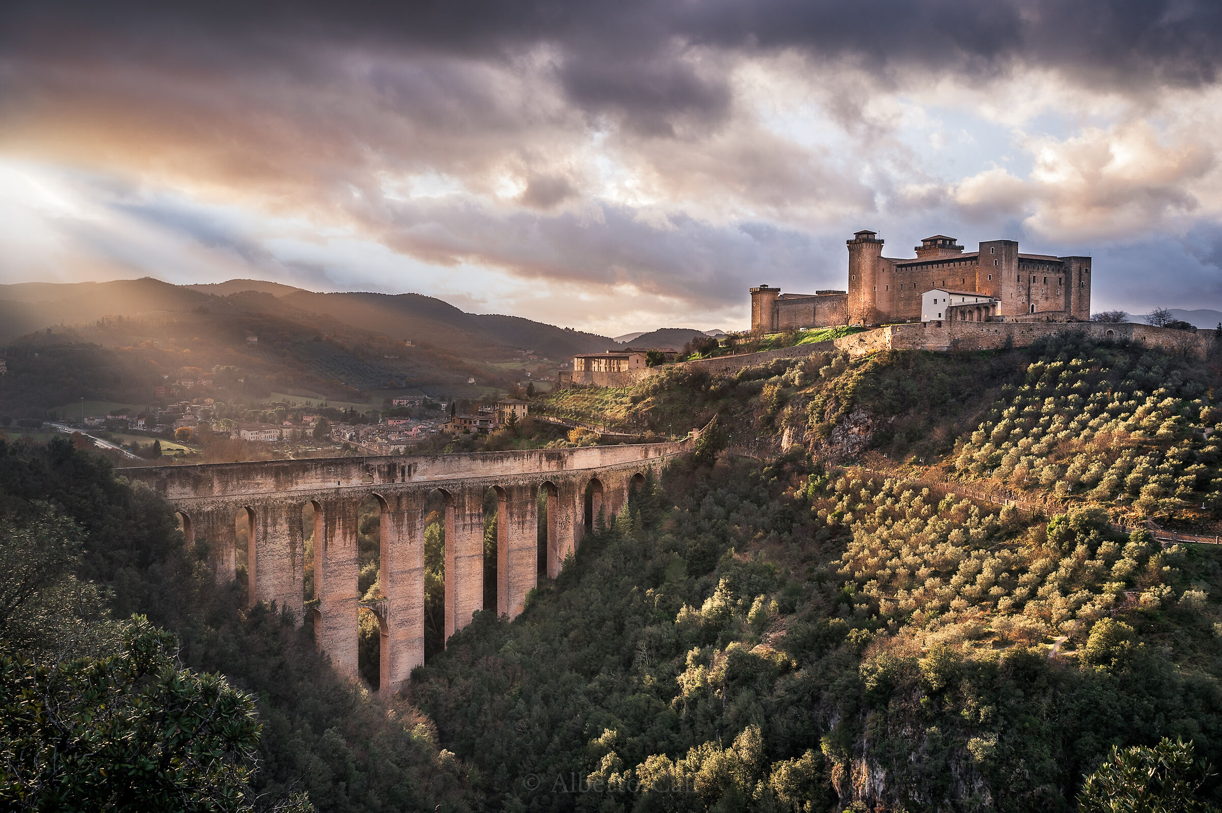 Ponte delle Torri e Rocca Albornoziana , Spoleto