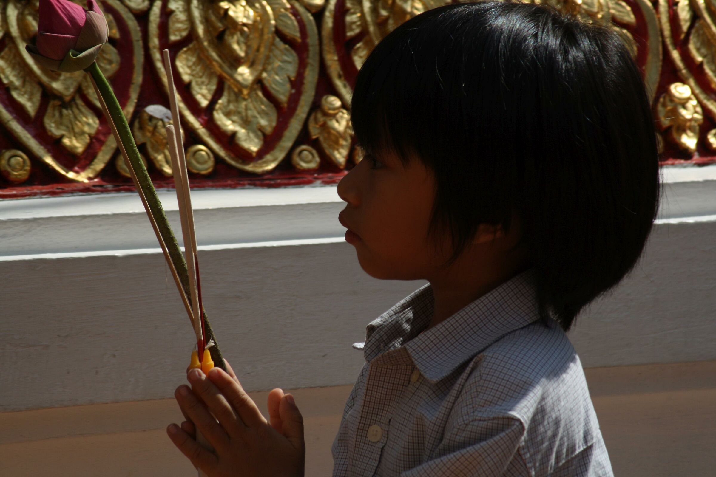 Piccolo fedele thailandese