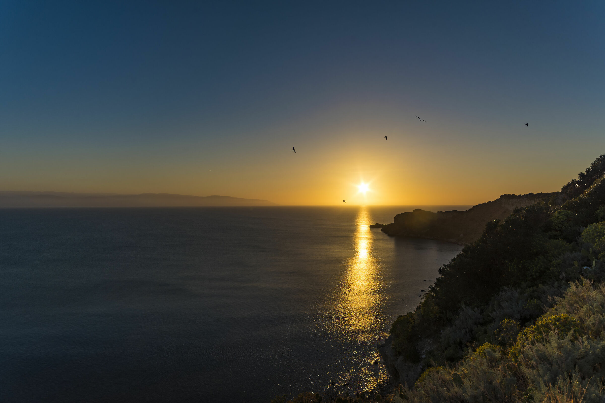 Sunset from Cape Milazzo