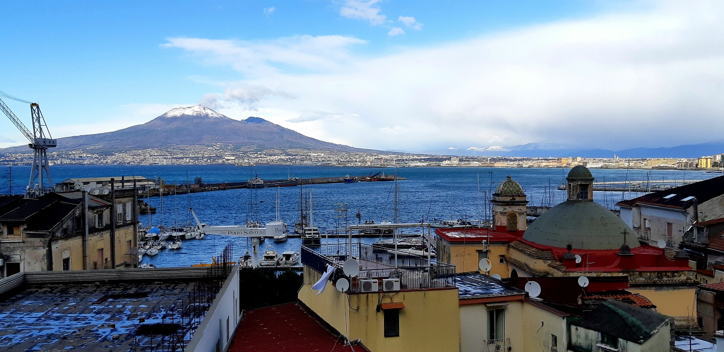 Vesuvius from C.sea of stabia