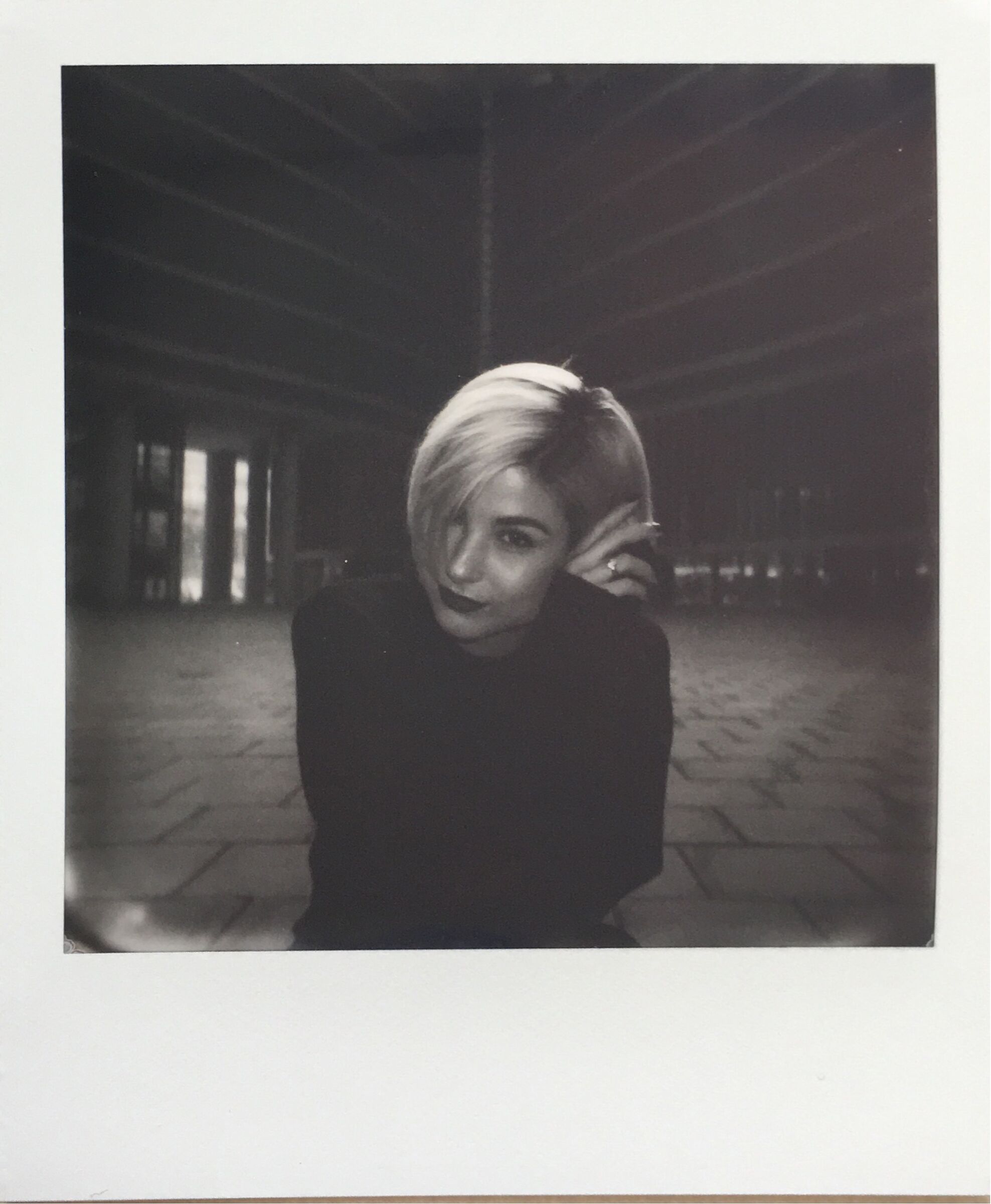 Giorgia with Polaroid