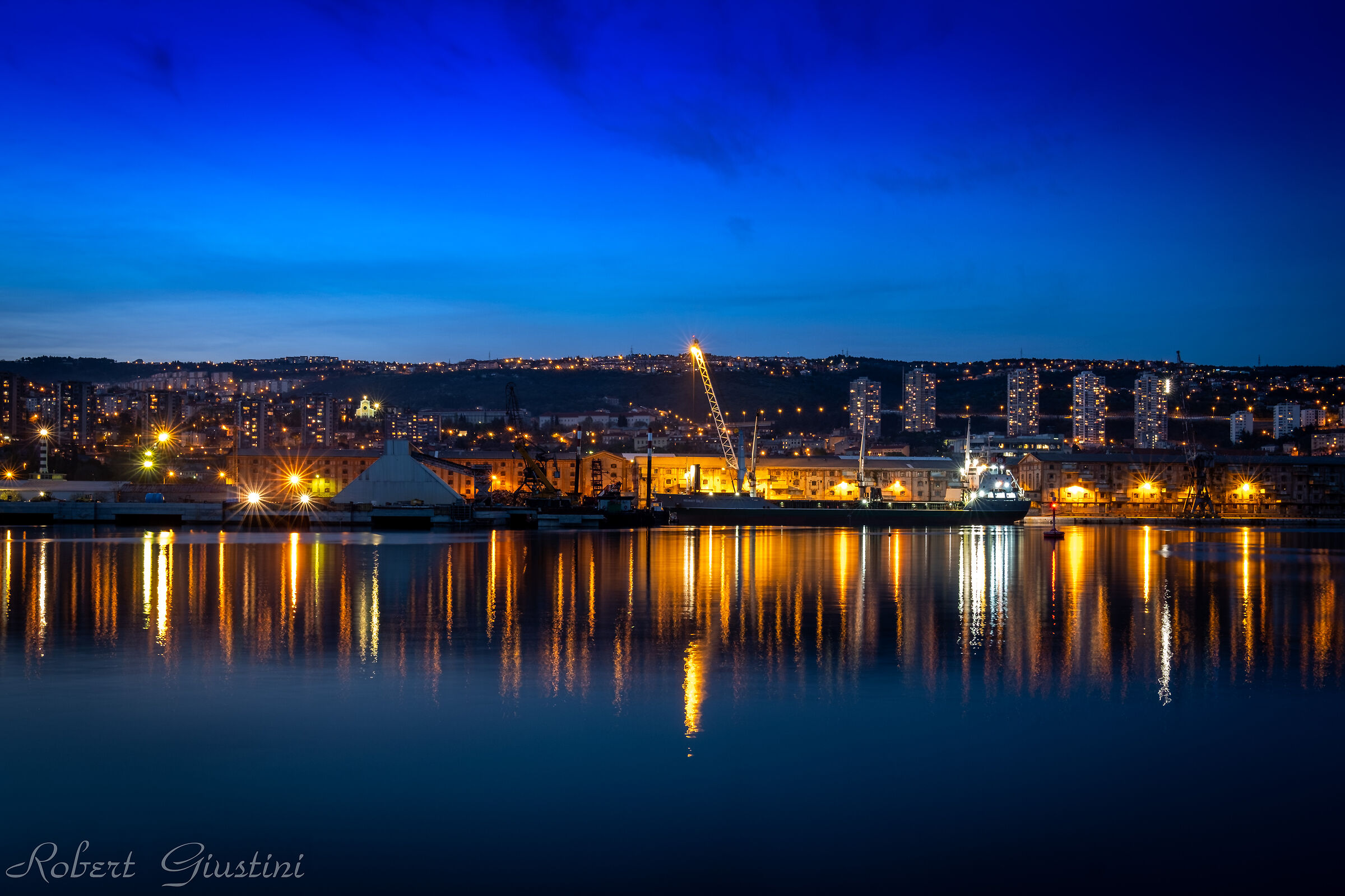 Rijeka by night
