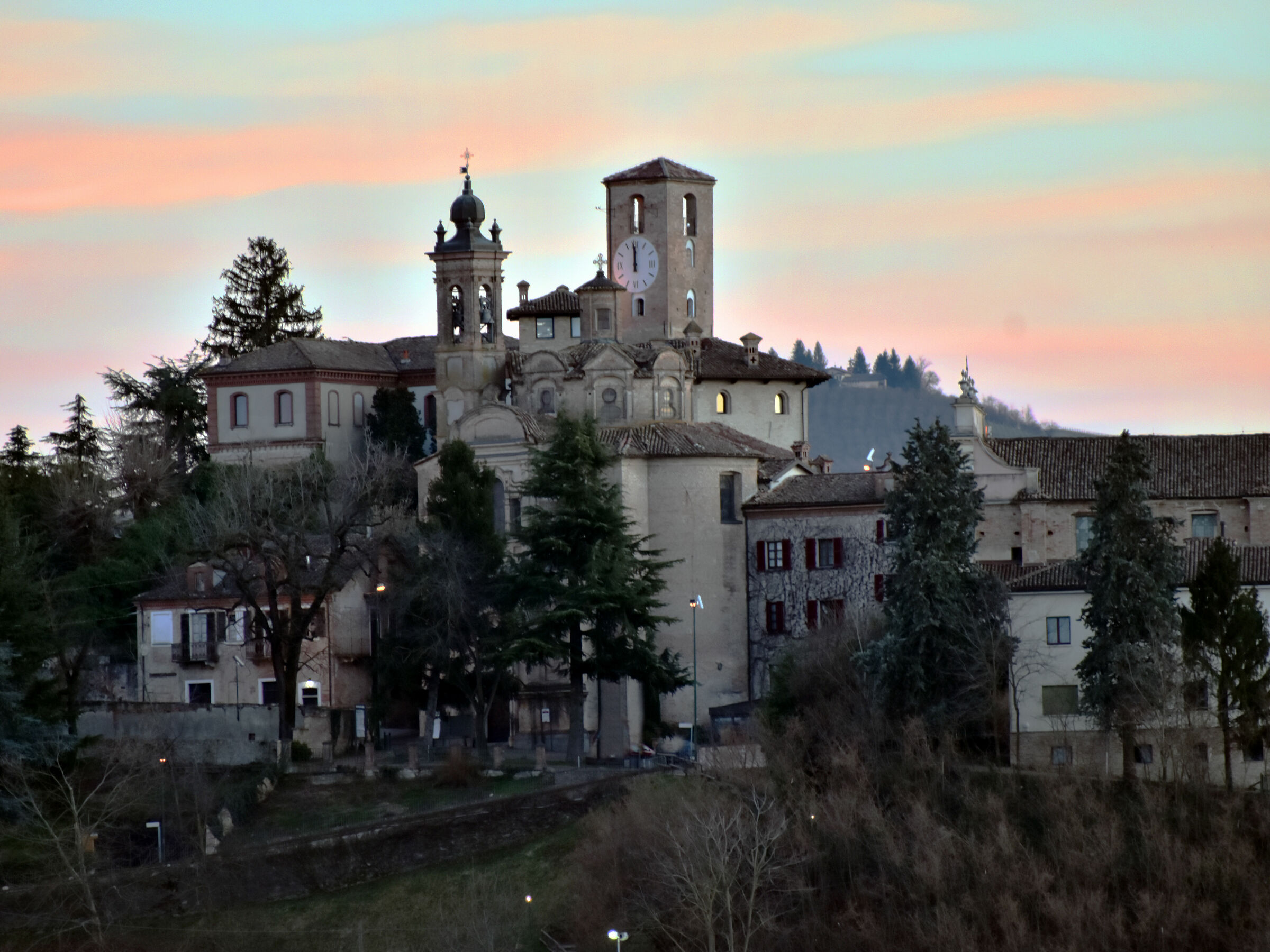 Village in the evening