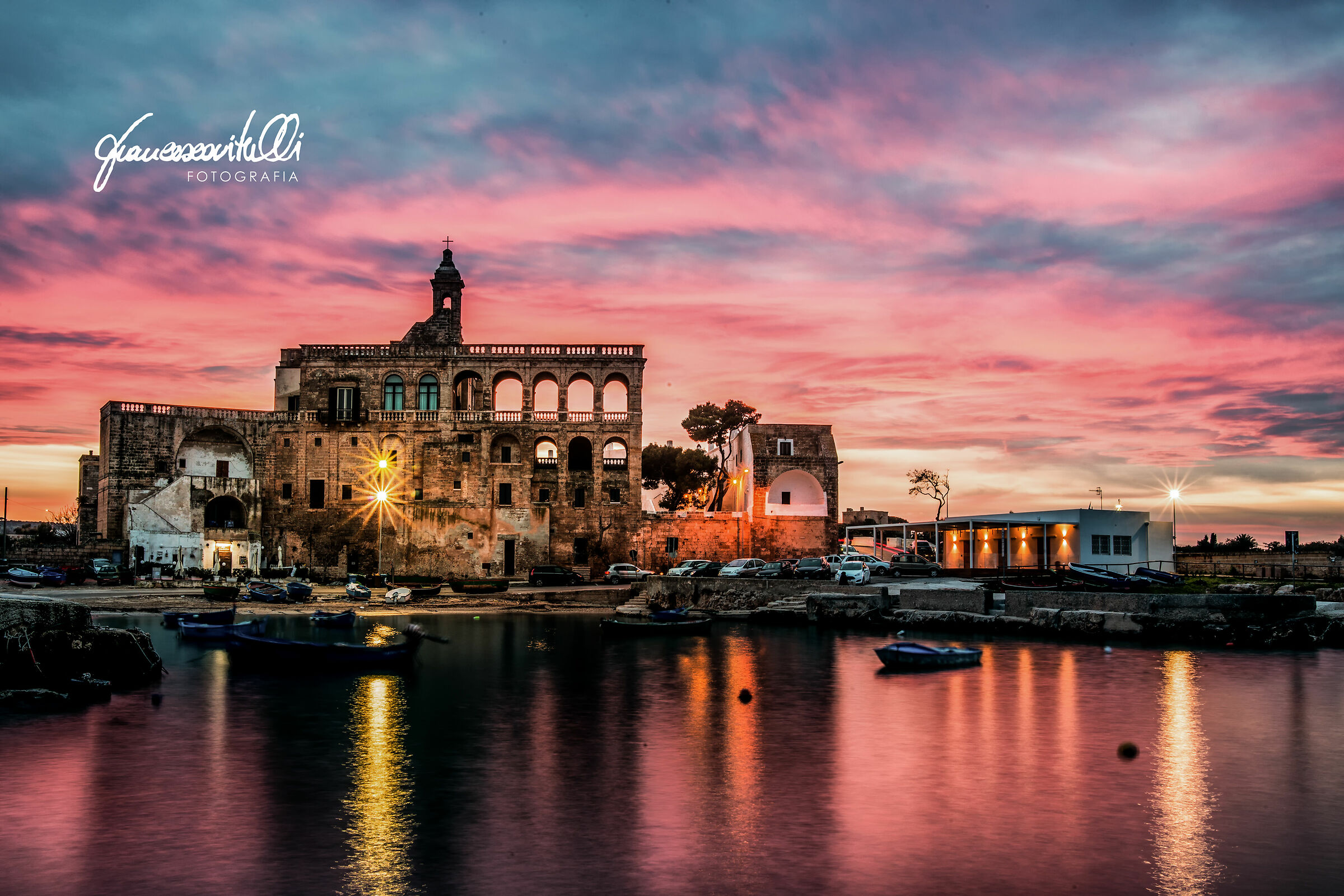 Benedettini al tramonto