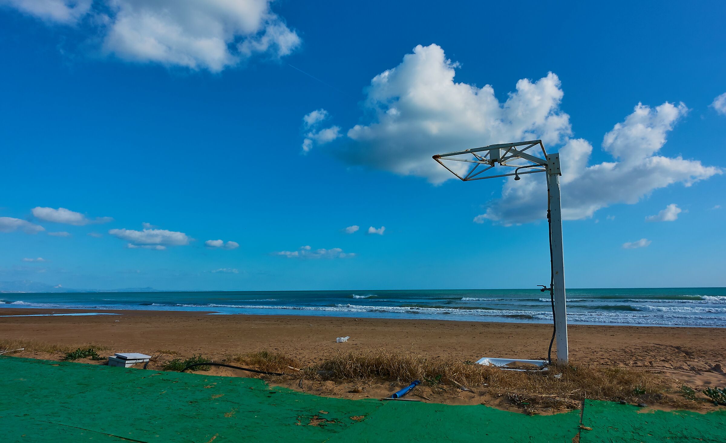 Tre Fontane: la spiaggio d'inverno