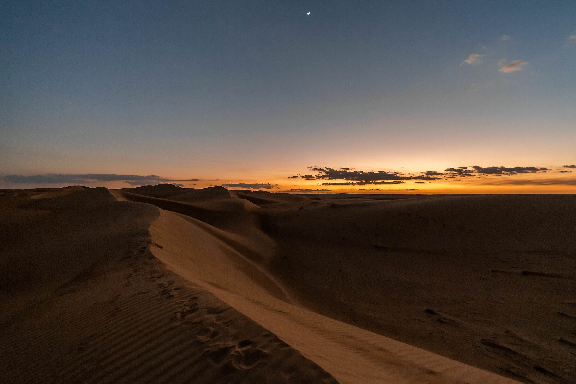 Tramonto nel Quarto Vuoto