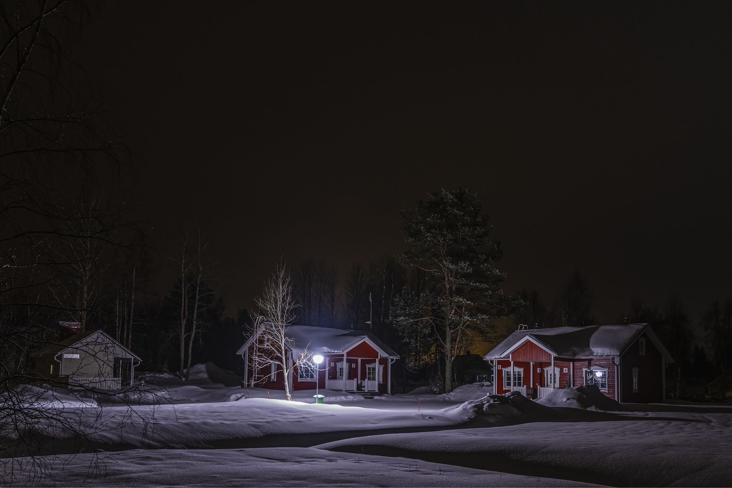 Dietro casa , lapponia finlandese
