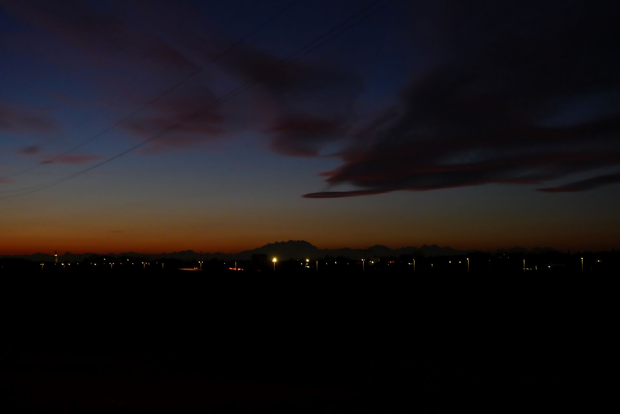Monte Rosa al tramonto