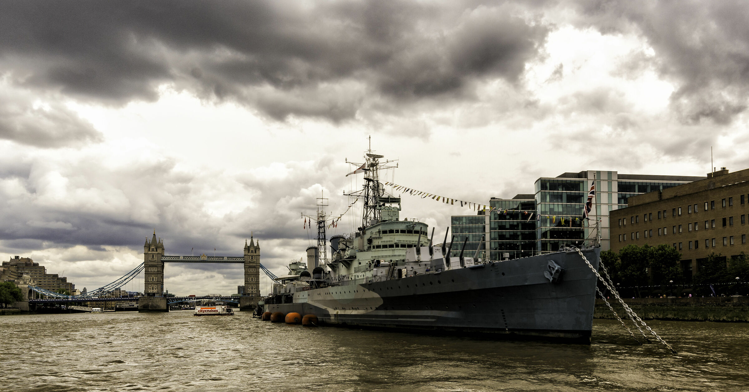 The Royal Navy and The Tower Bridge