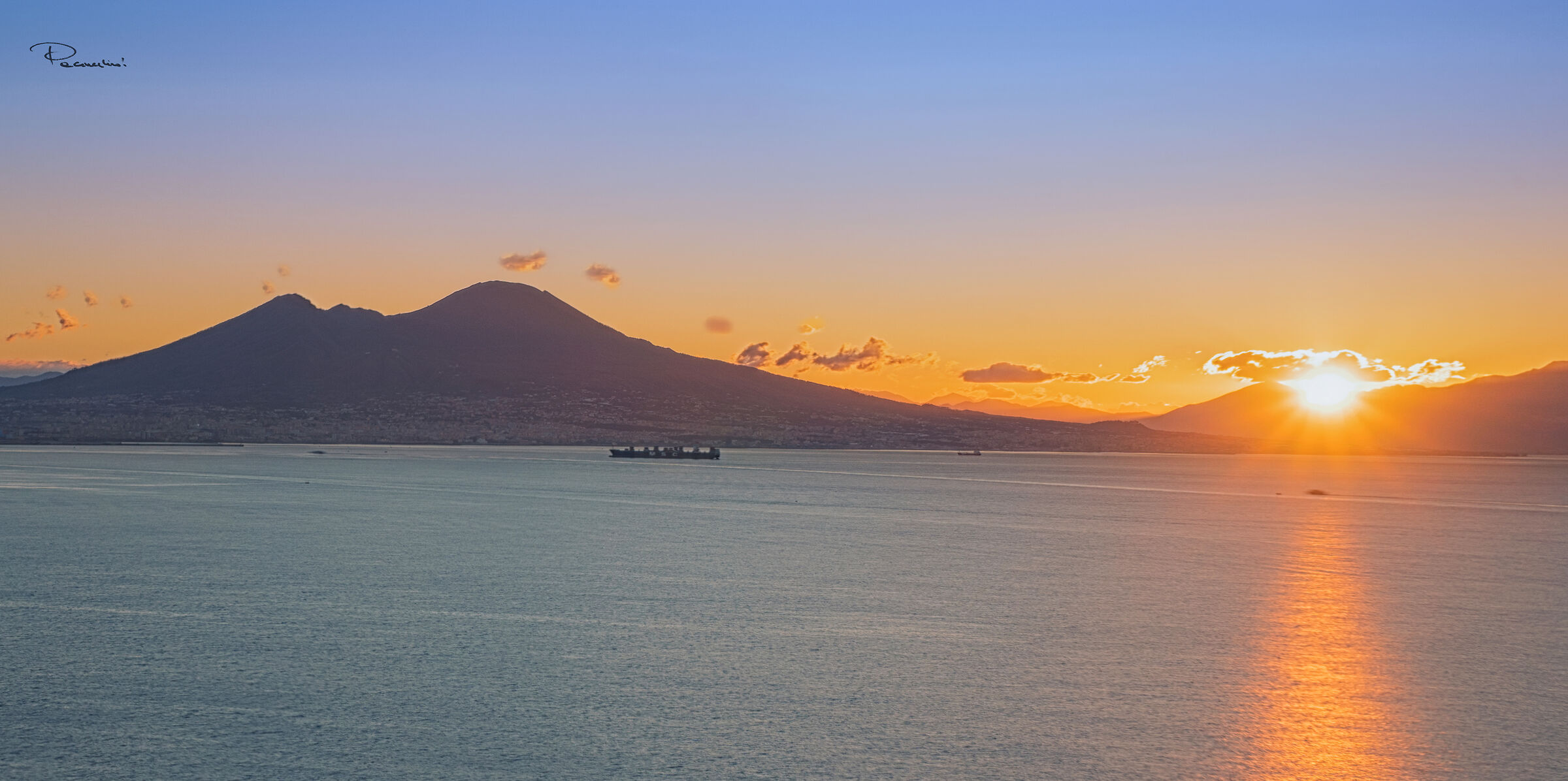 Sunrise over Naples