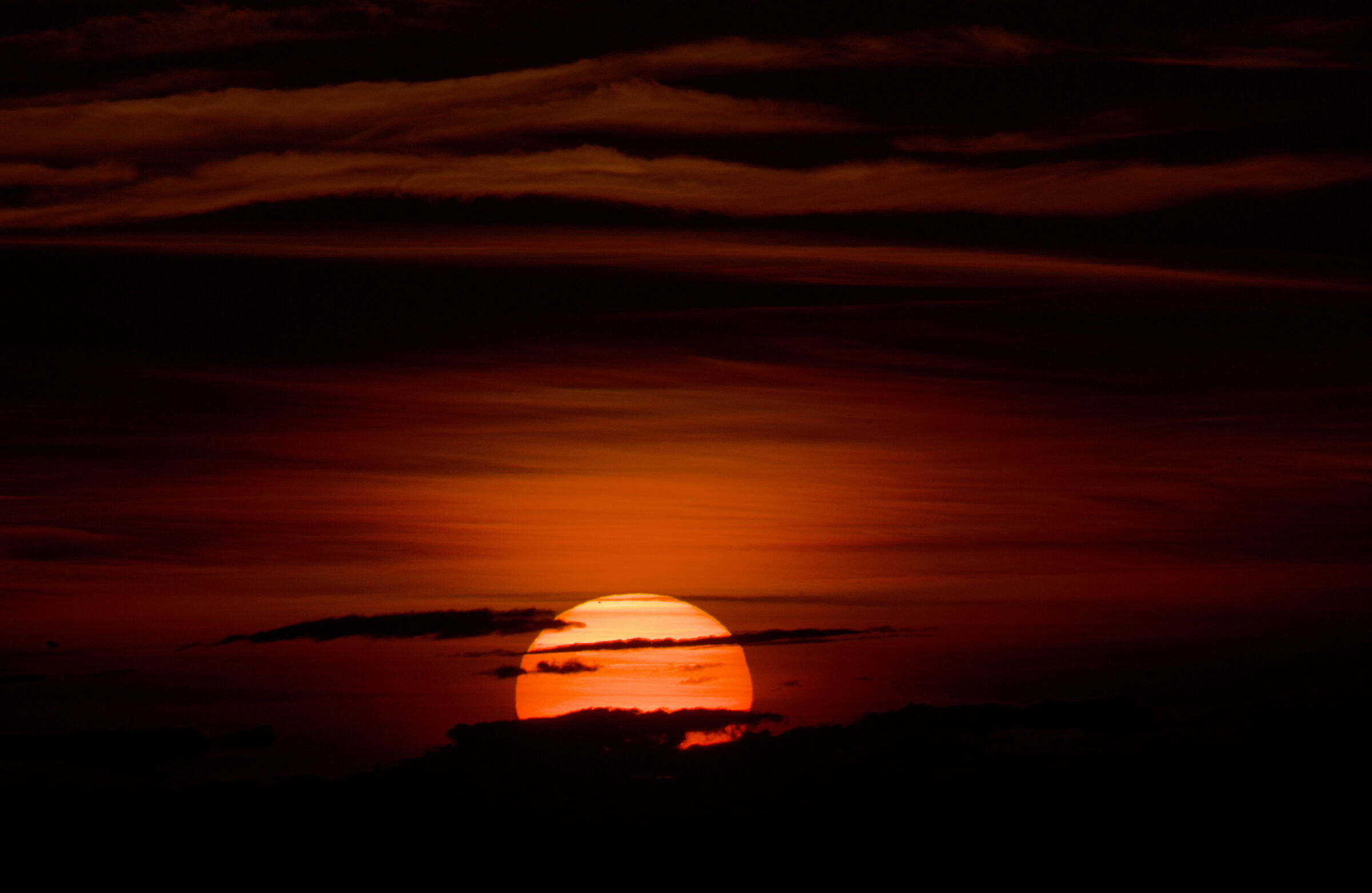 Red in the evening....