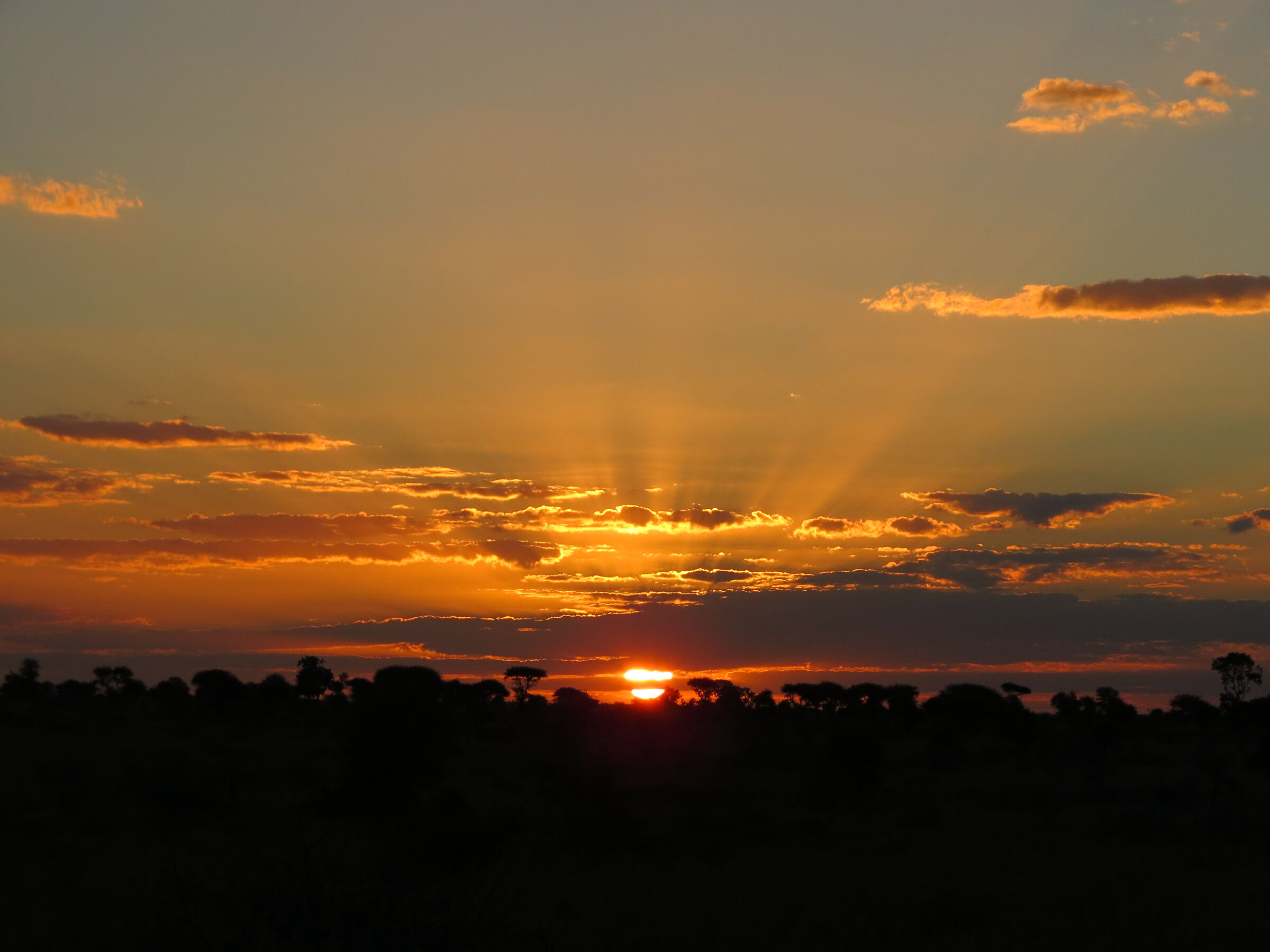 tramonto africano