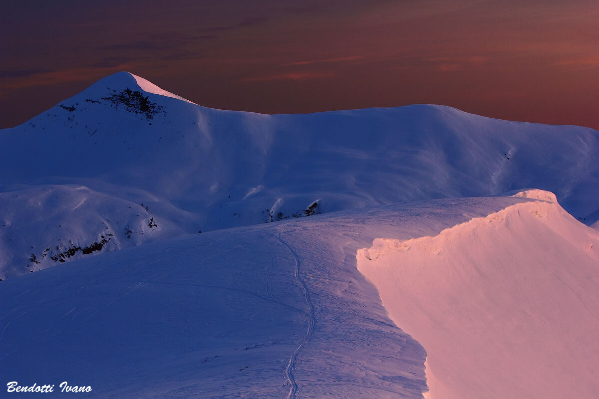 Dopo tramonto al Passo Crocedomini