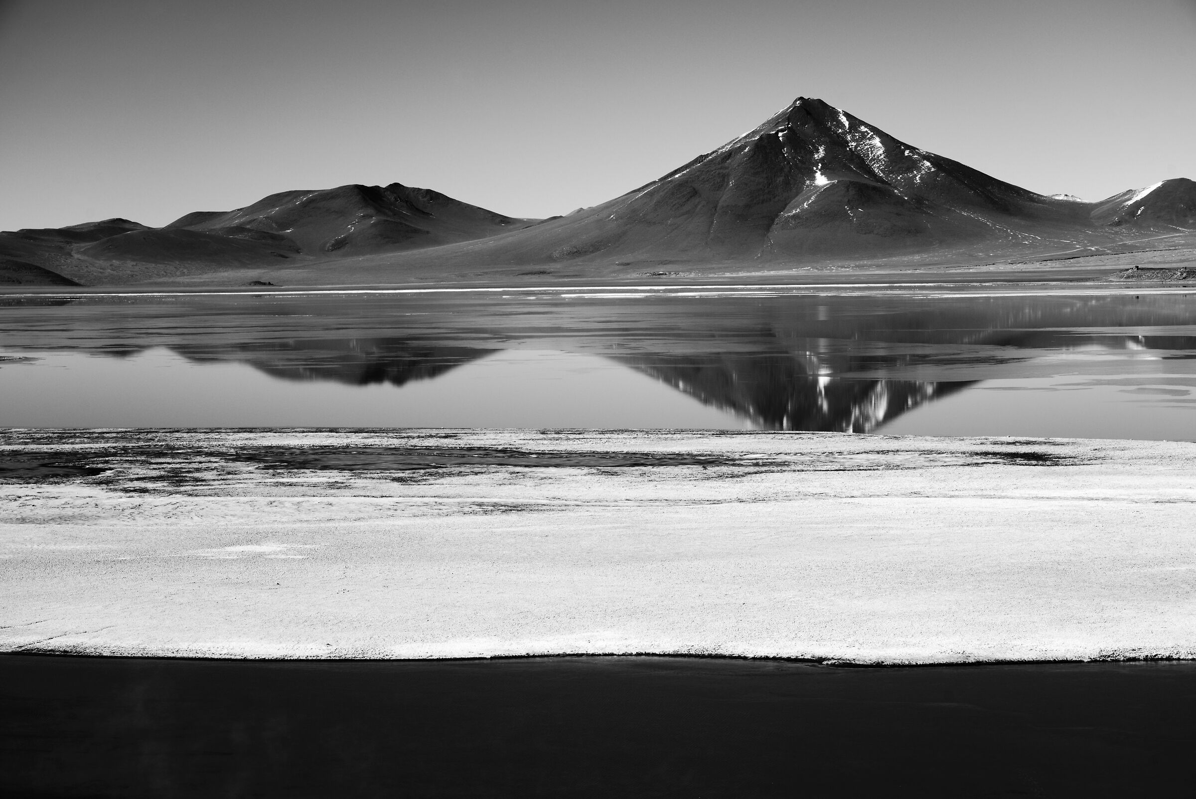 Laguna Colorada, Bolivia (versione BN)