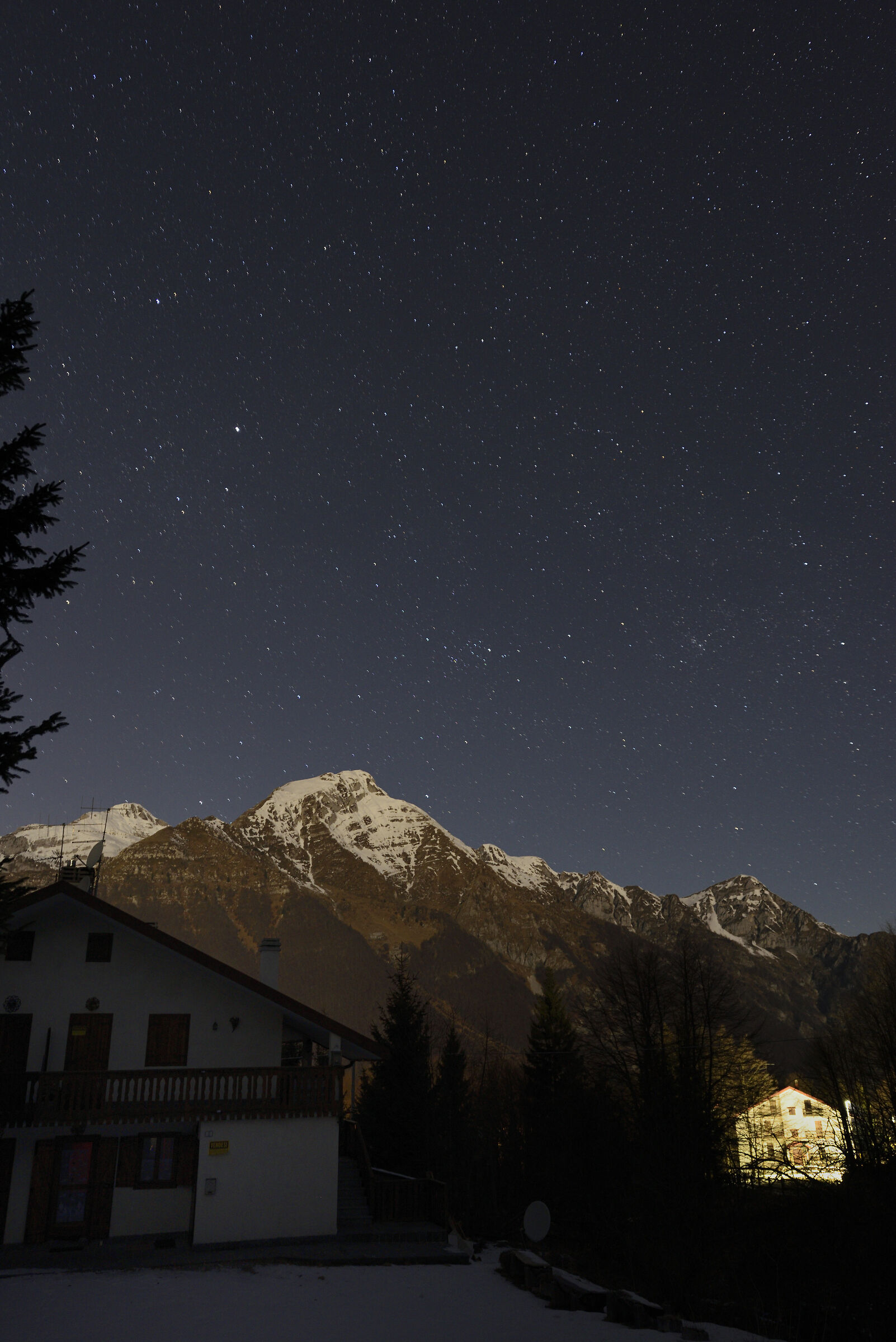 Il mio primo paesaggio notturno