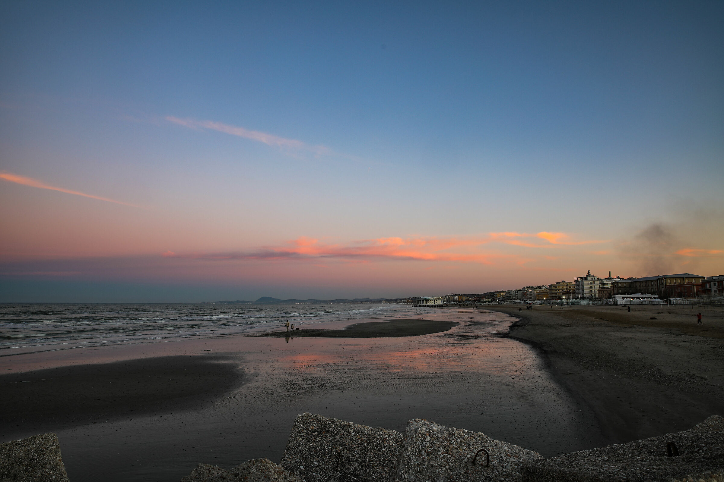 Sunset at the Senigallia Rotunda