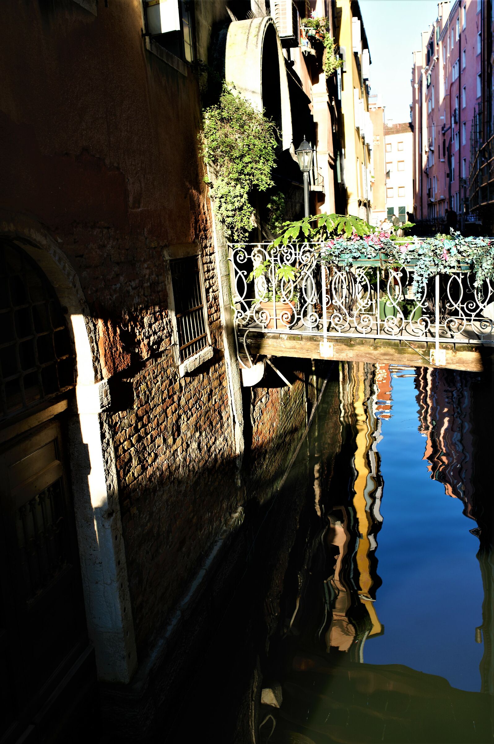 The sky under the veranda