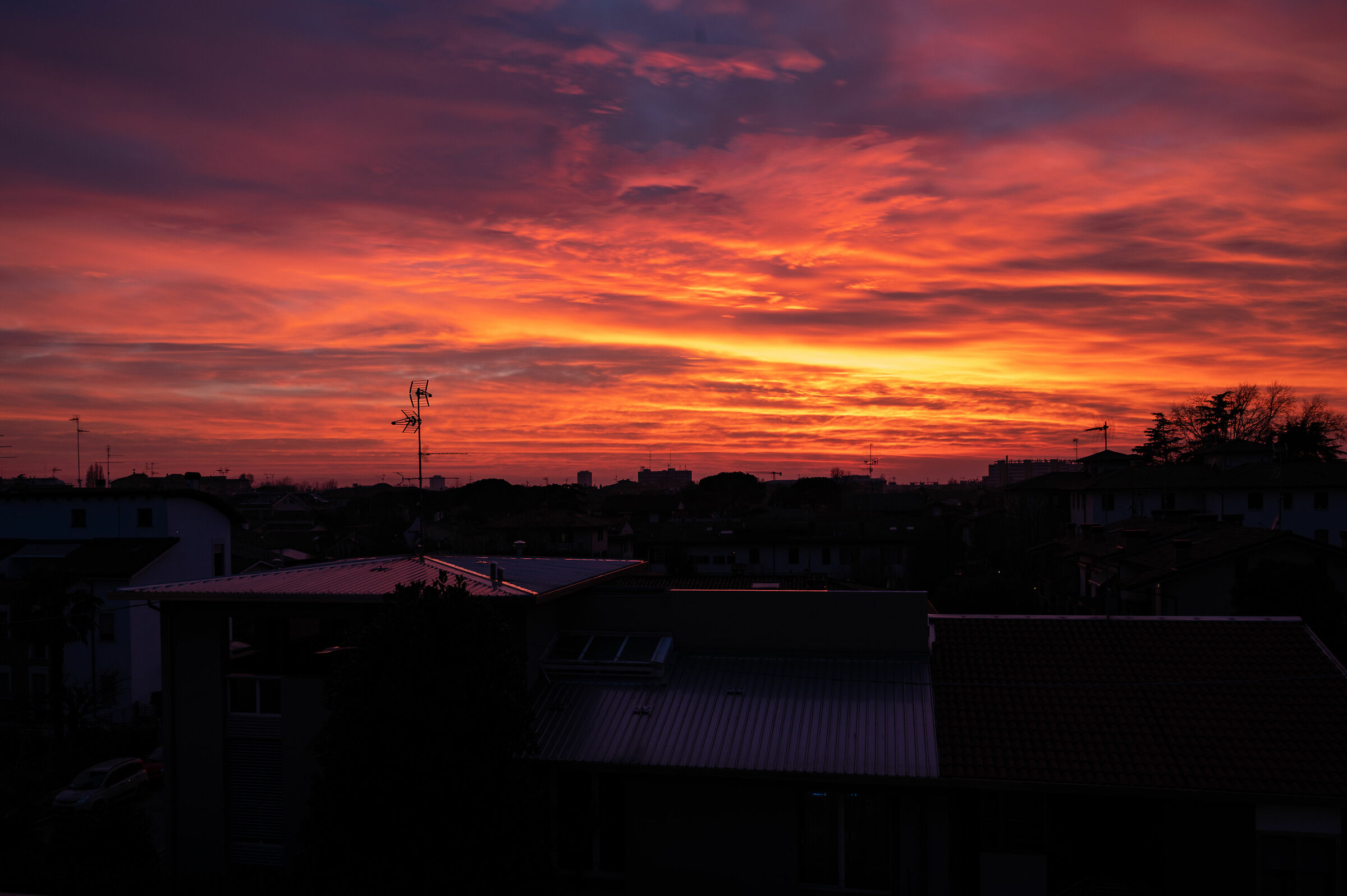 Sunset February 23, 2020