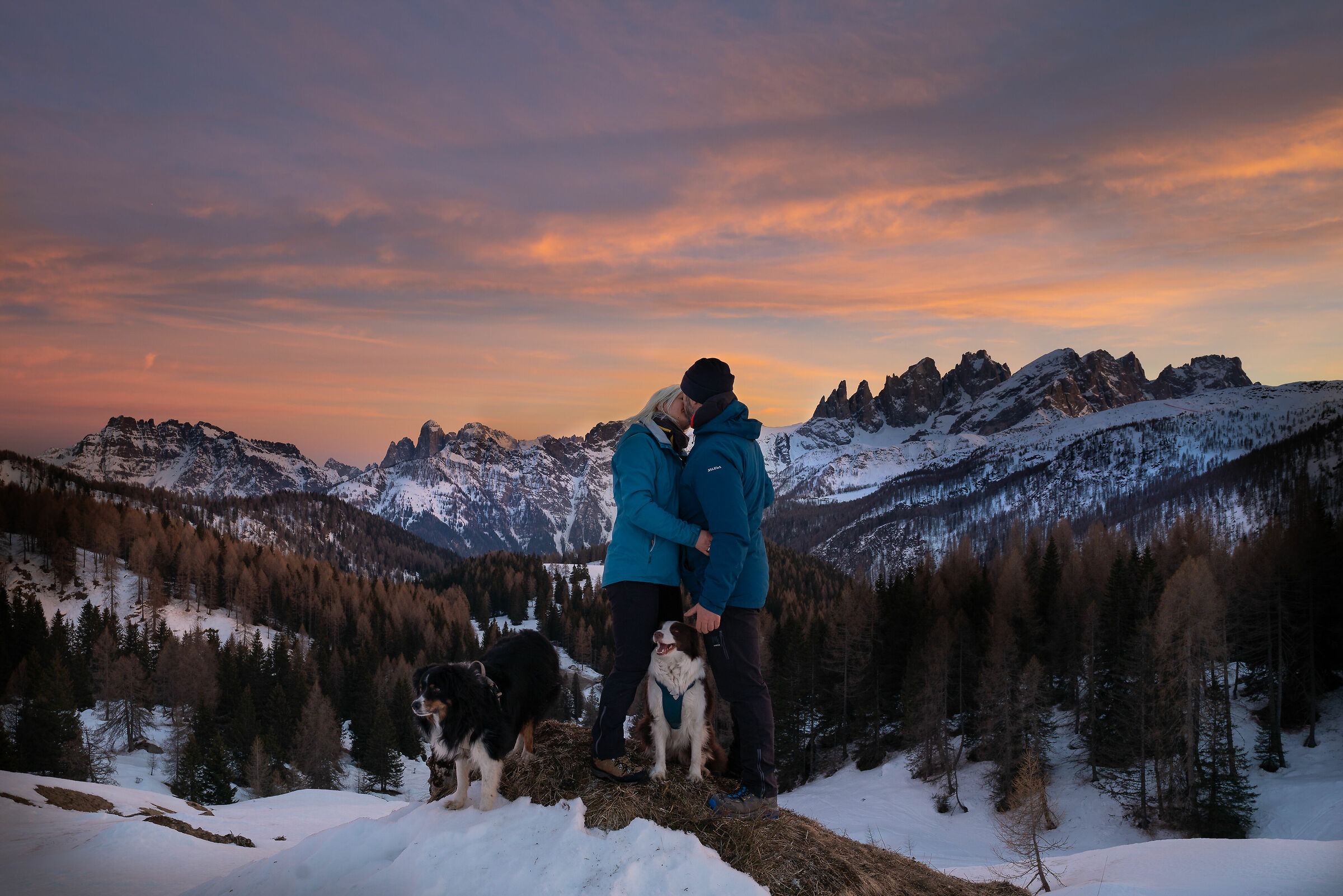 The warmth of a sunset