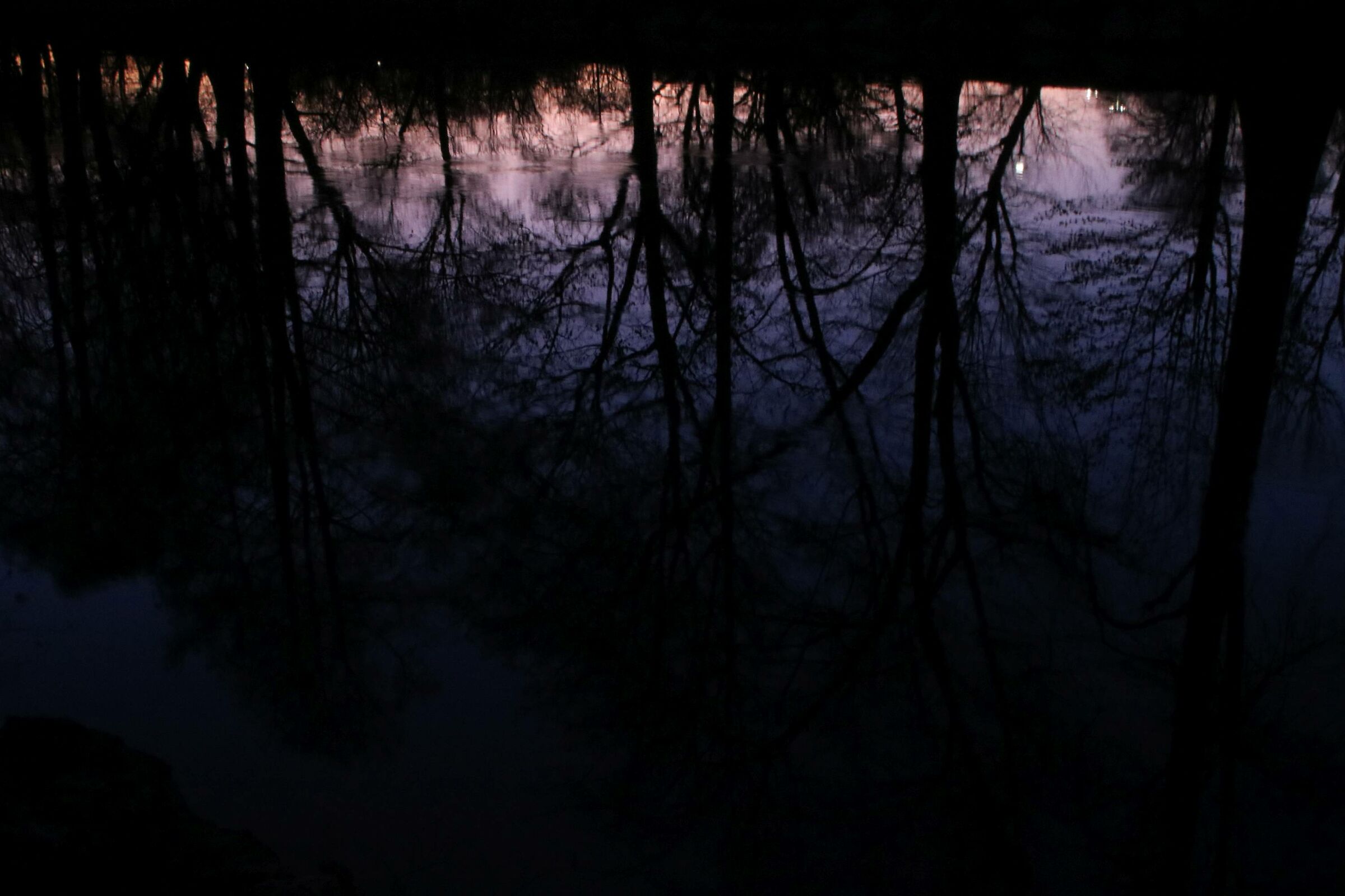 Tramonto al parco Lambro di Milano