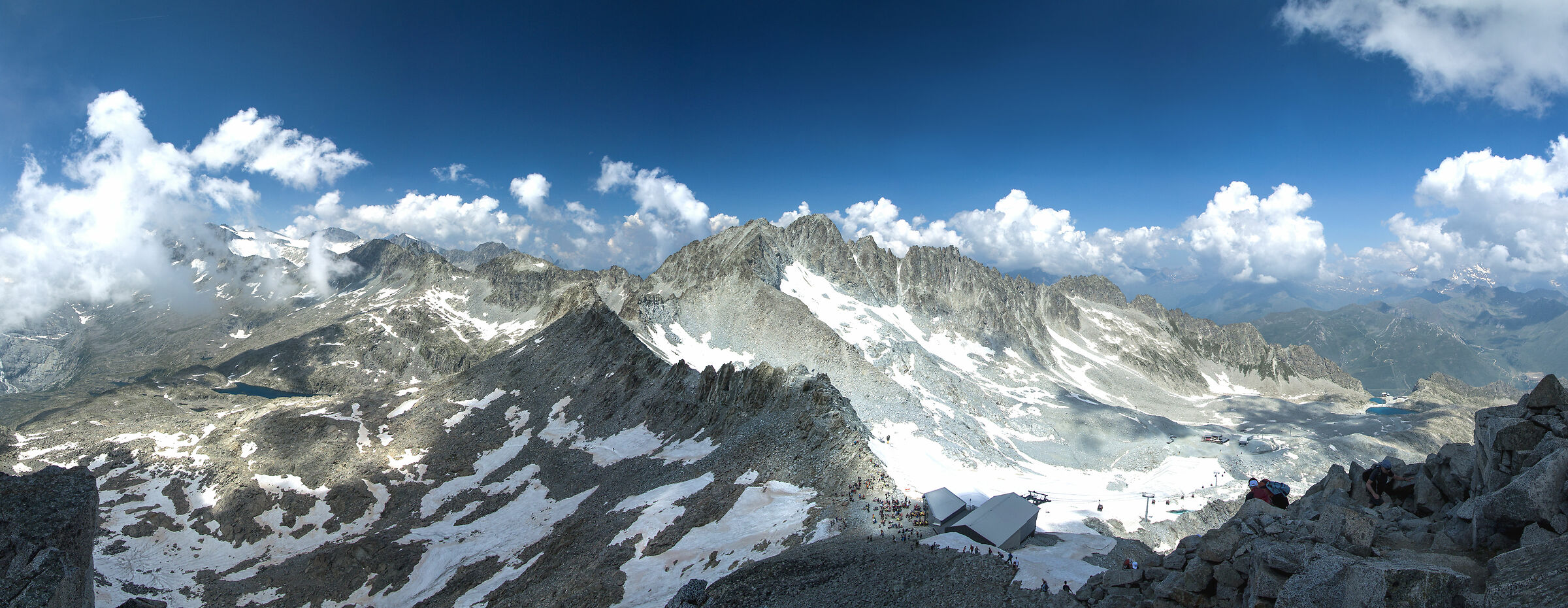 Dalla Cima Presena 3069 m.s.l.m.