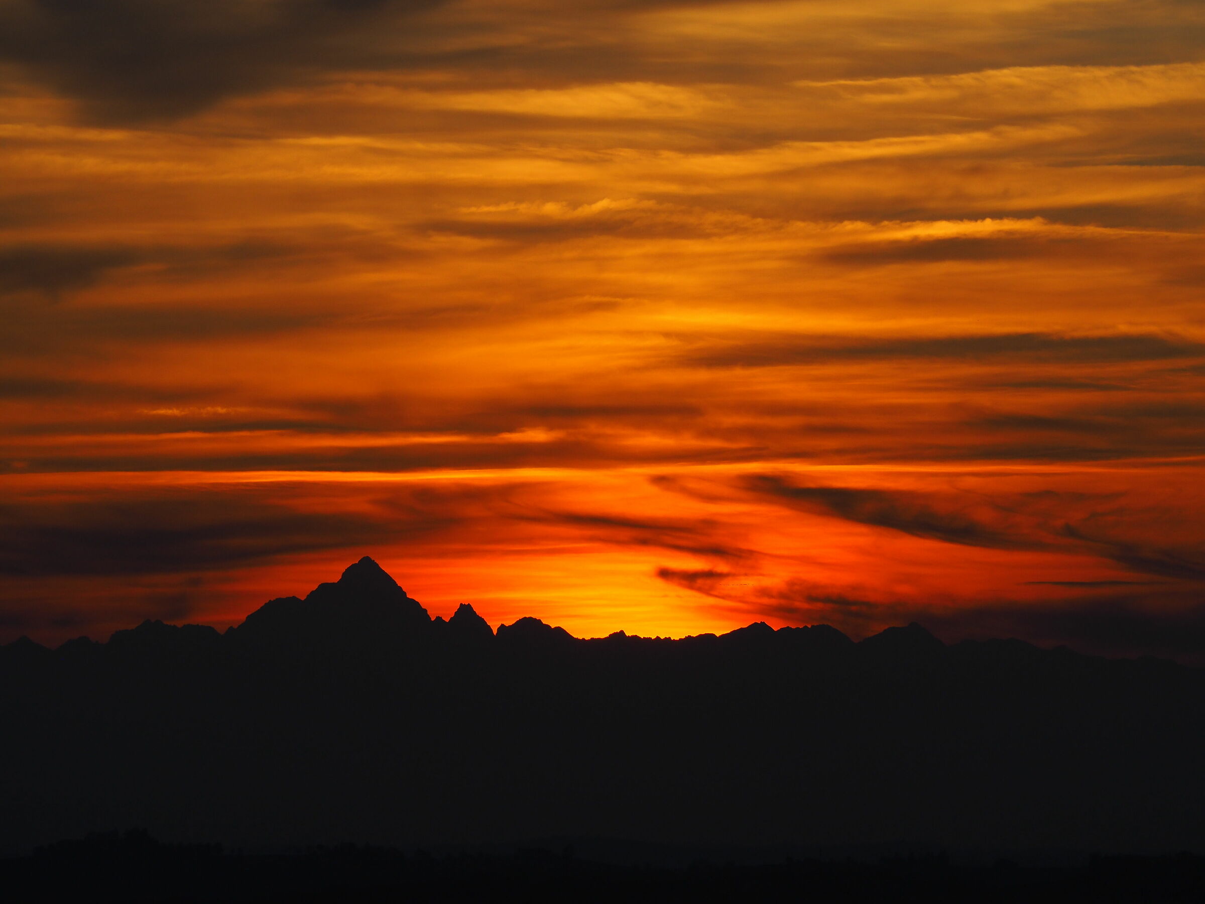 Sunset over the Monviso 3
