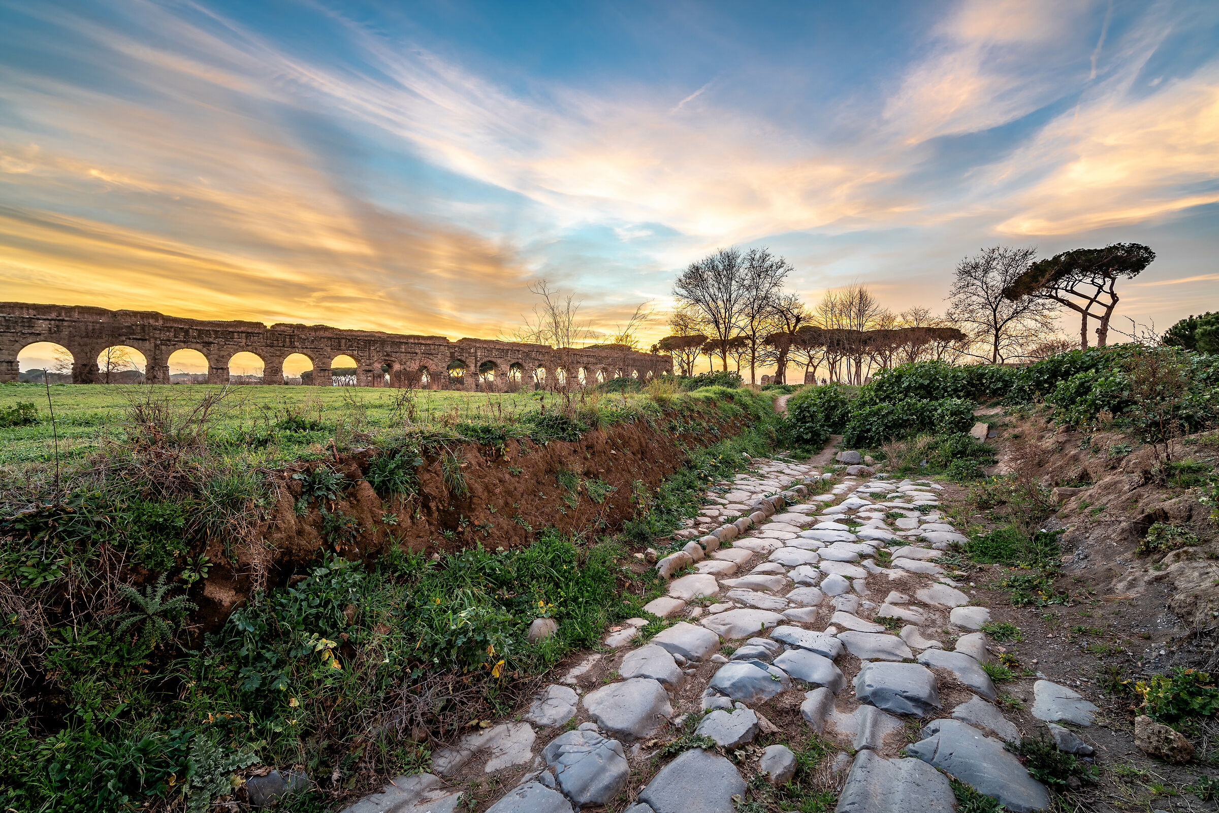 Sunset at Via Latina