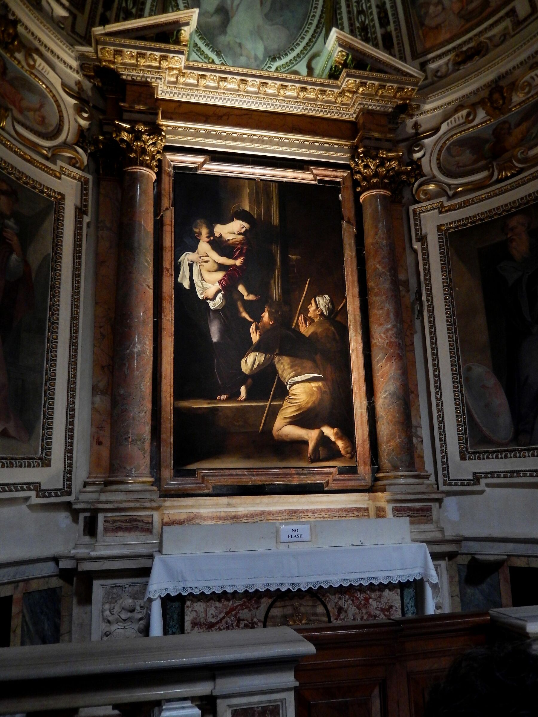 Chiesa di Sant'Agostino -Caravaggio "Madonna di Lor...