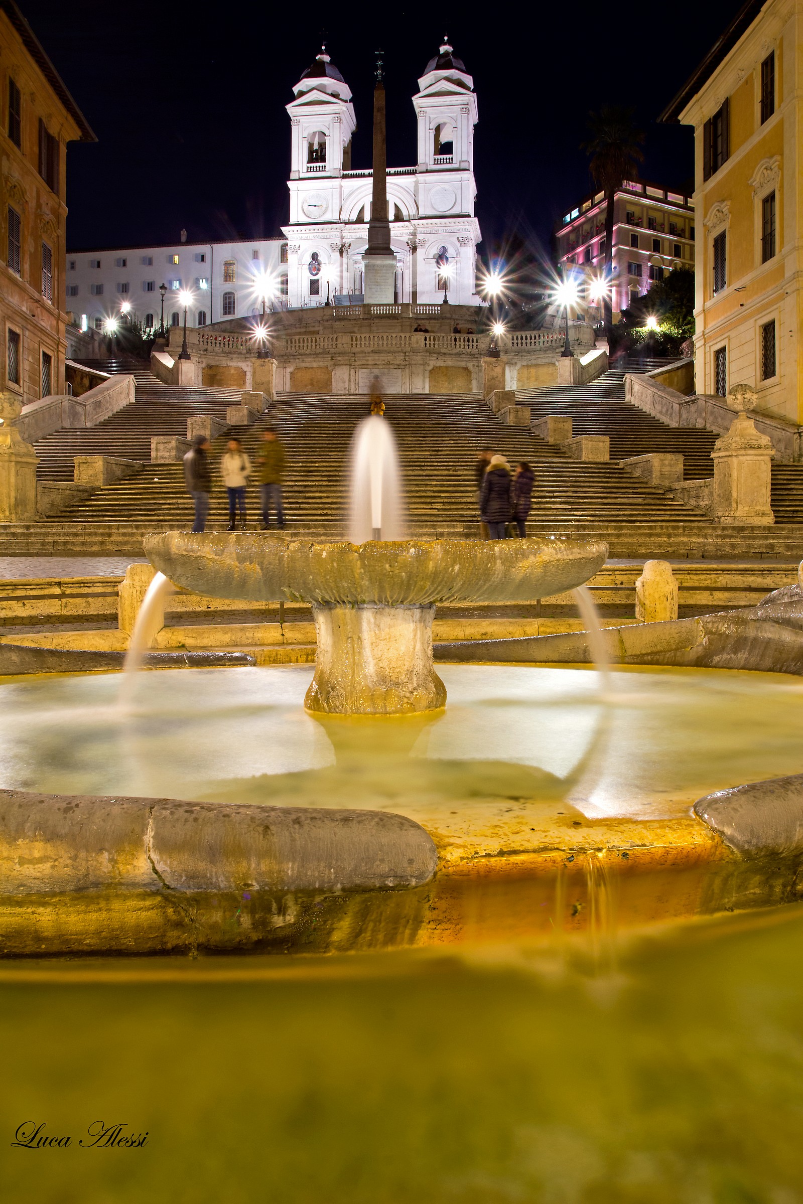 Barcaccia and Spanish Steps