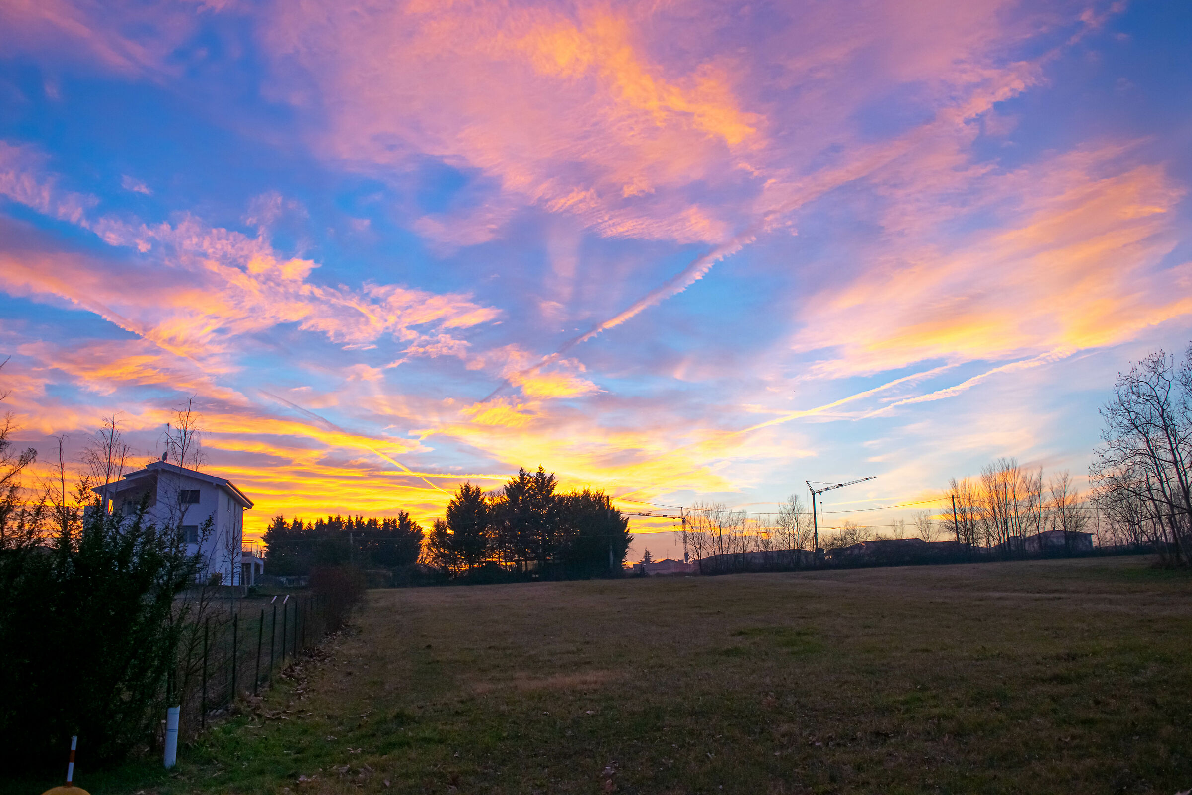 Sunset over the Mincio