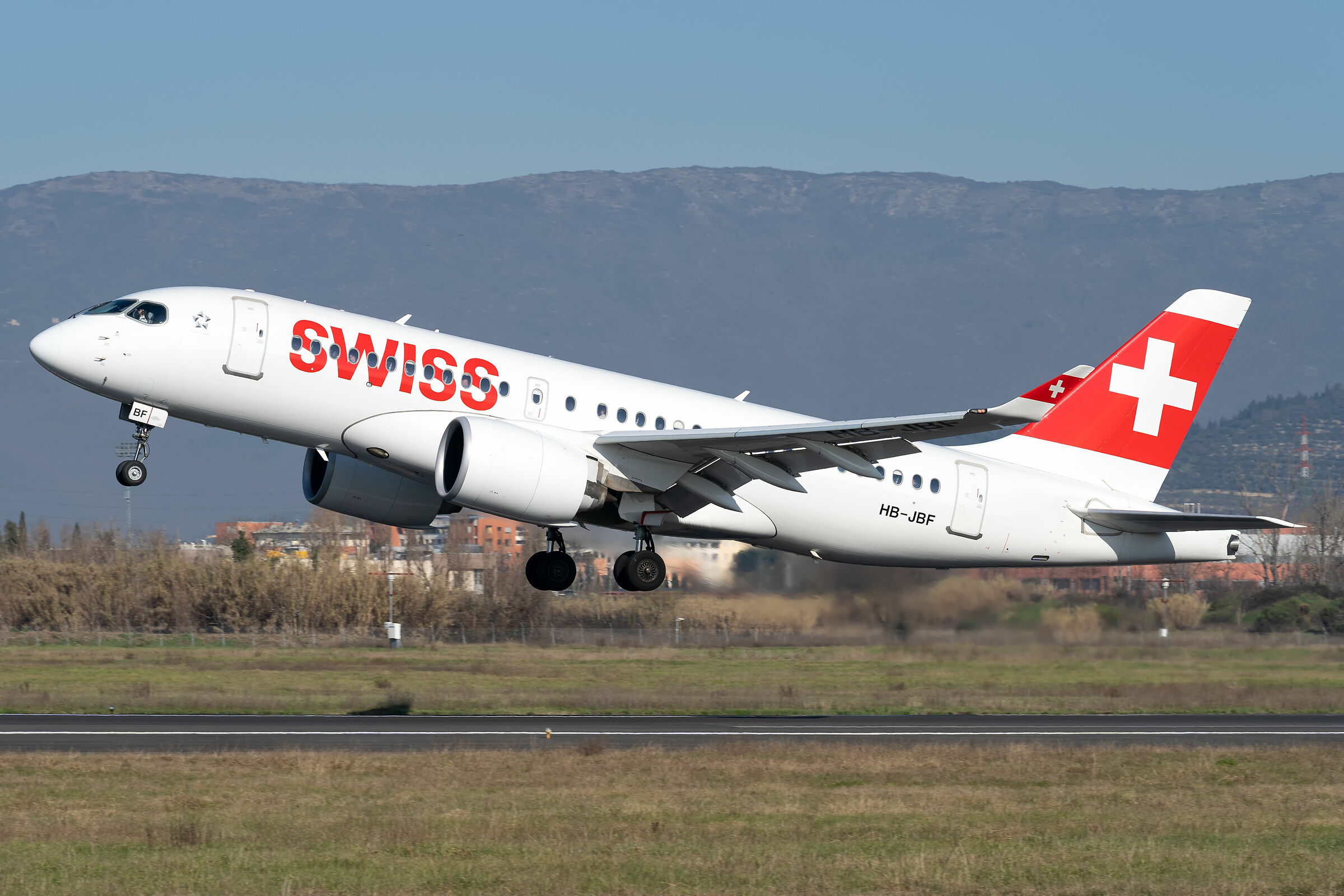 Swiss Bombardier CSeries CS100 (BD-500-1A10) HB-JBF