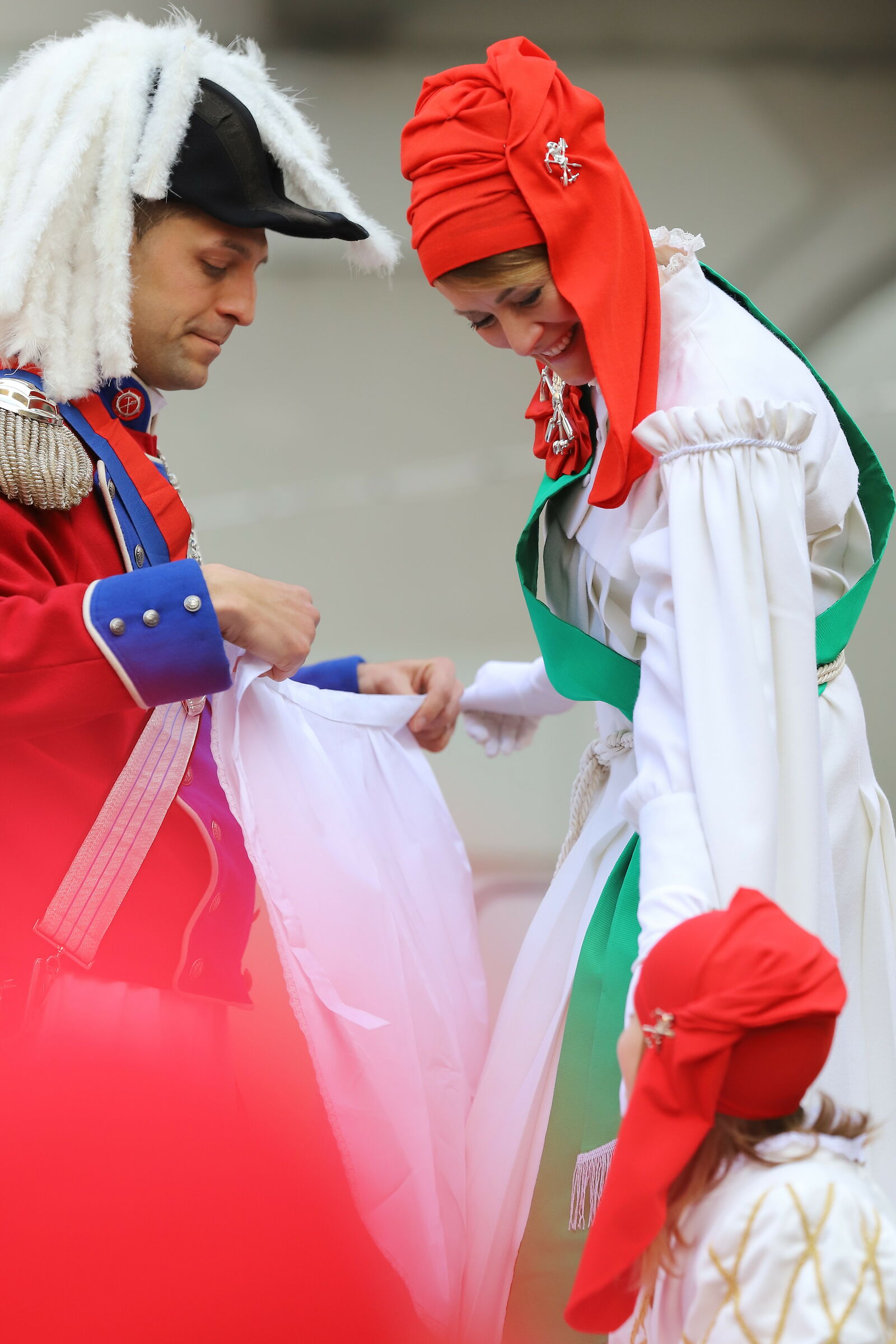 the Mugnaia of the Carnival of Ivrea
