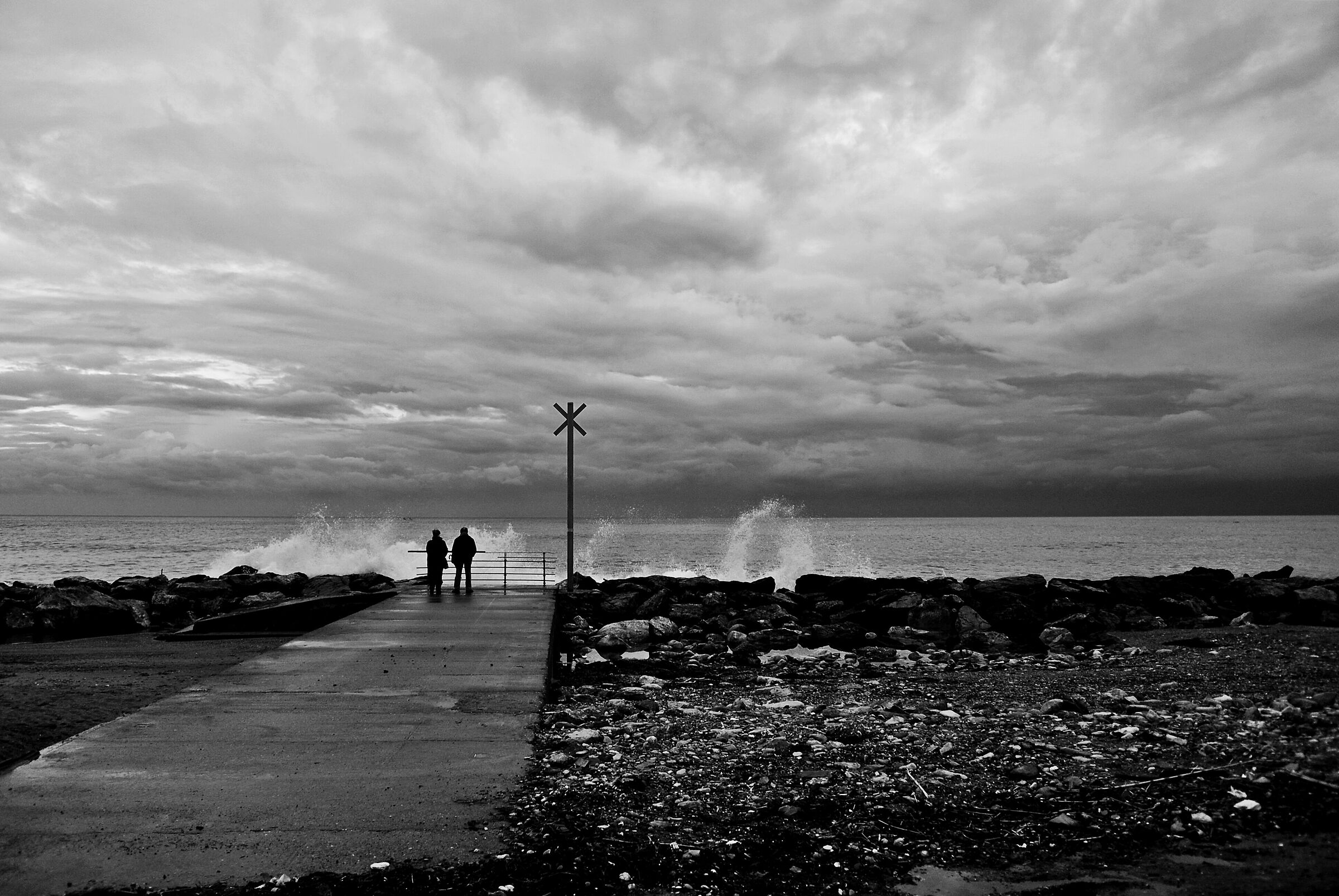 Waiting for the storm