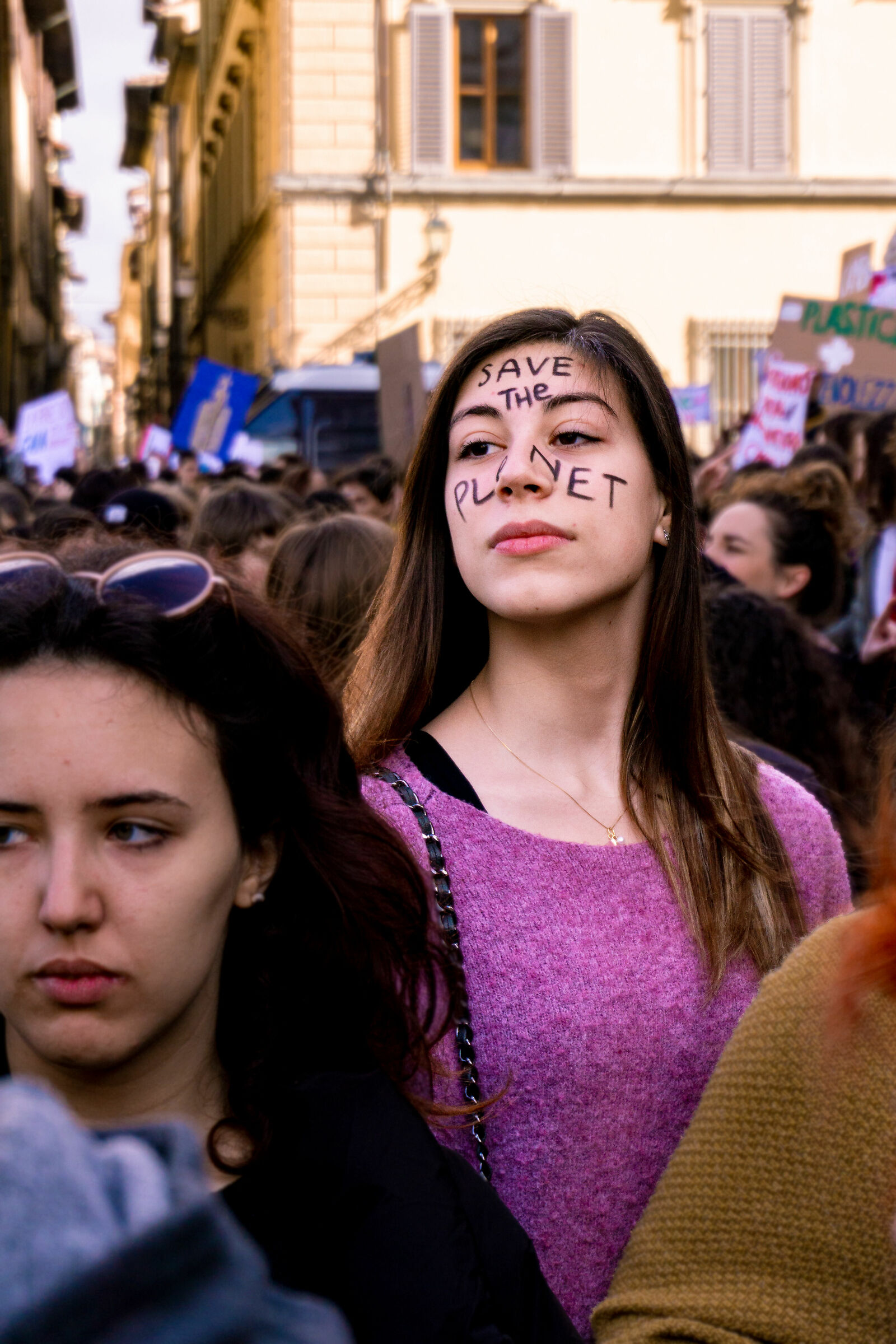 Girl at Climate Strike Florence