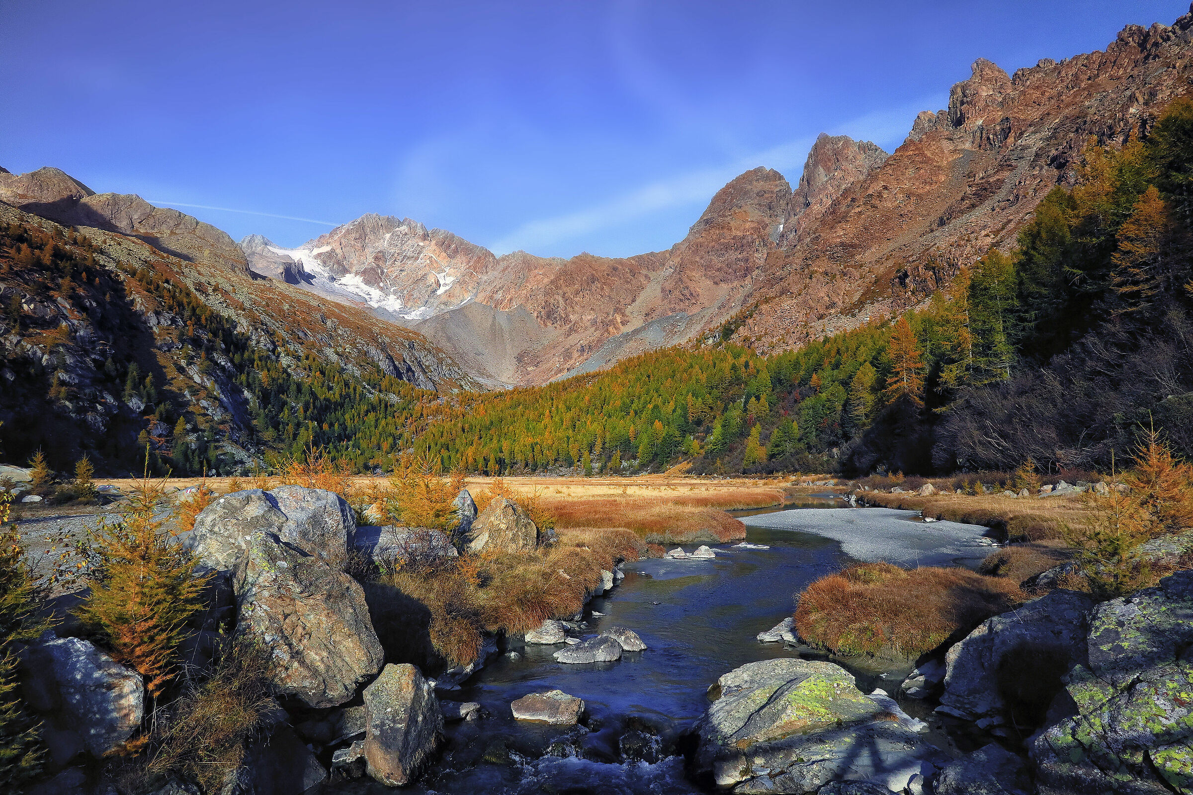 Tramonto autunnale al Piano di Preda Rossa