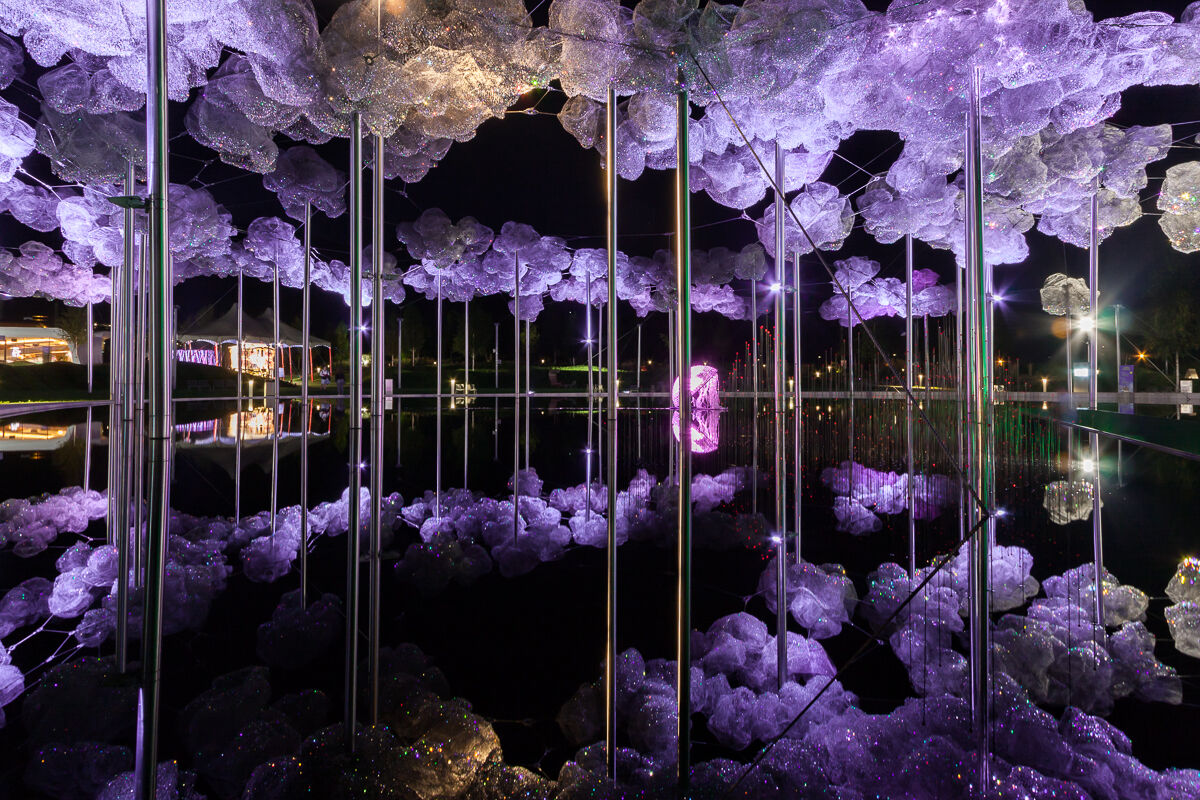 Kristallwelten Swarovsky ... Purple Cloud!