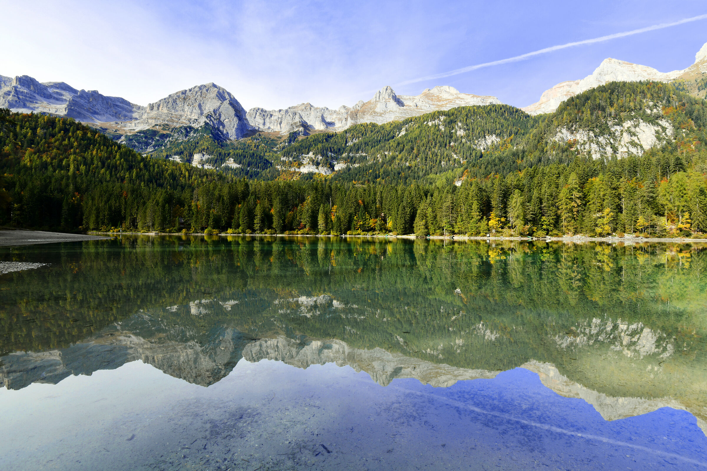 Mirrored on Lake Tovel