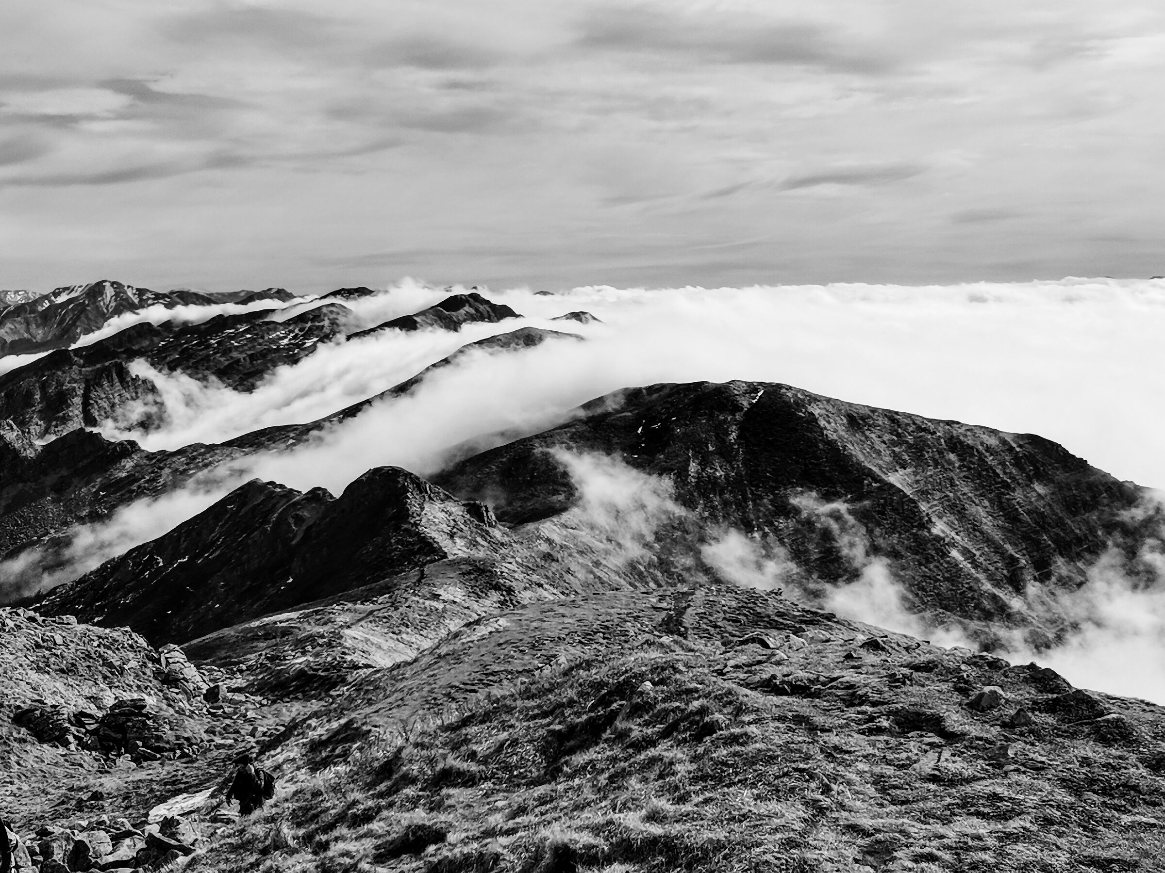 Mare di nubi dall'Appennino