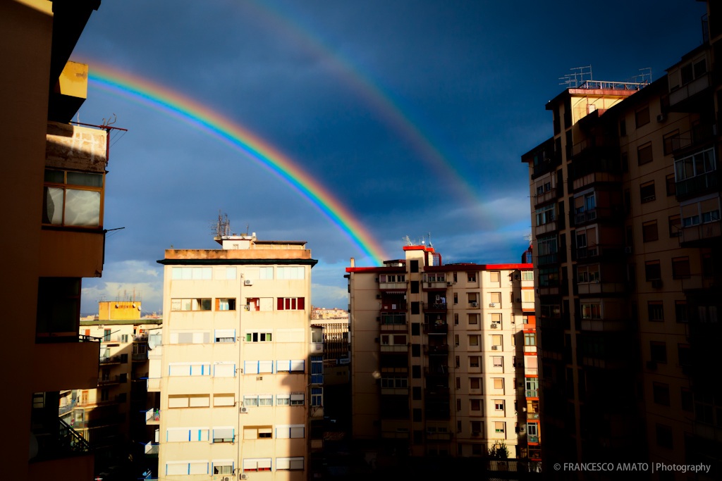 Arcobaleno in citta'