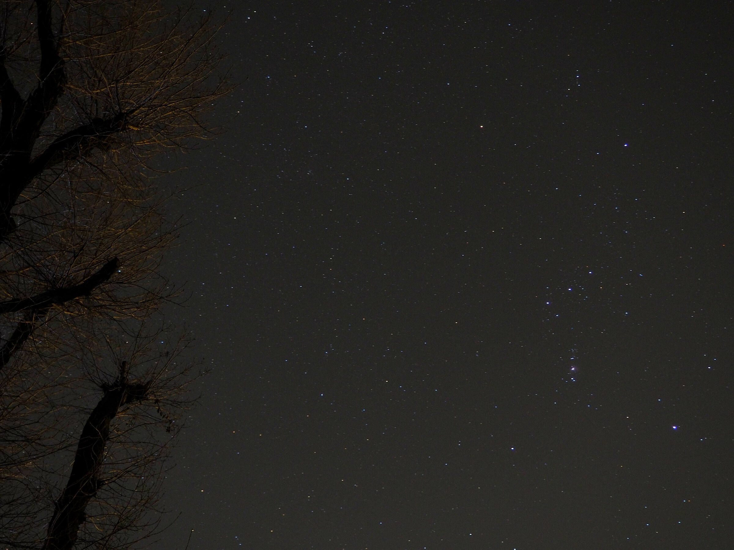 Stelle sul Monte Orfano