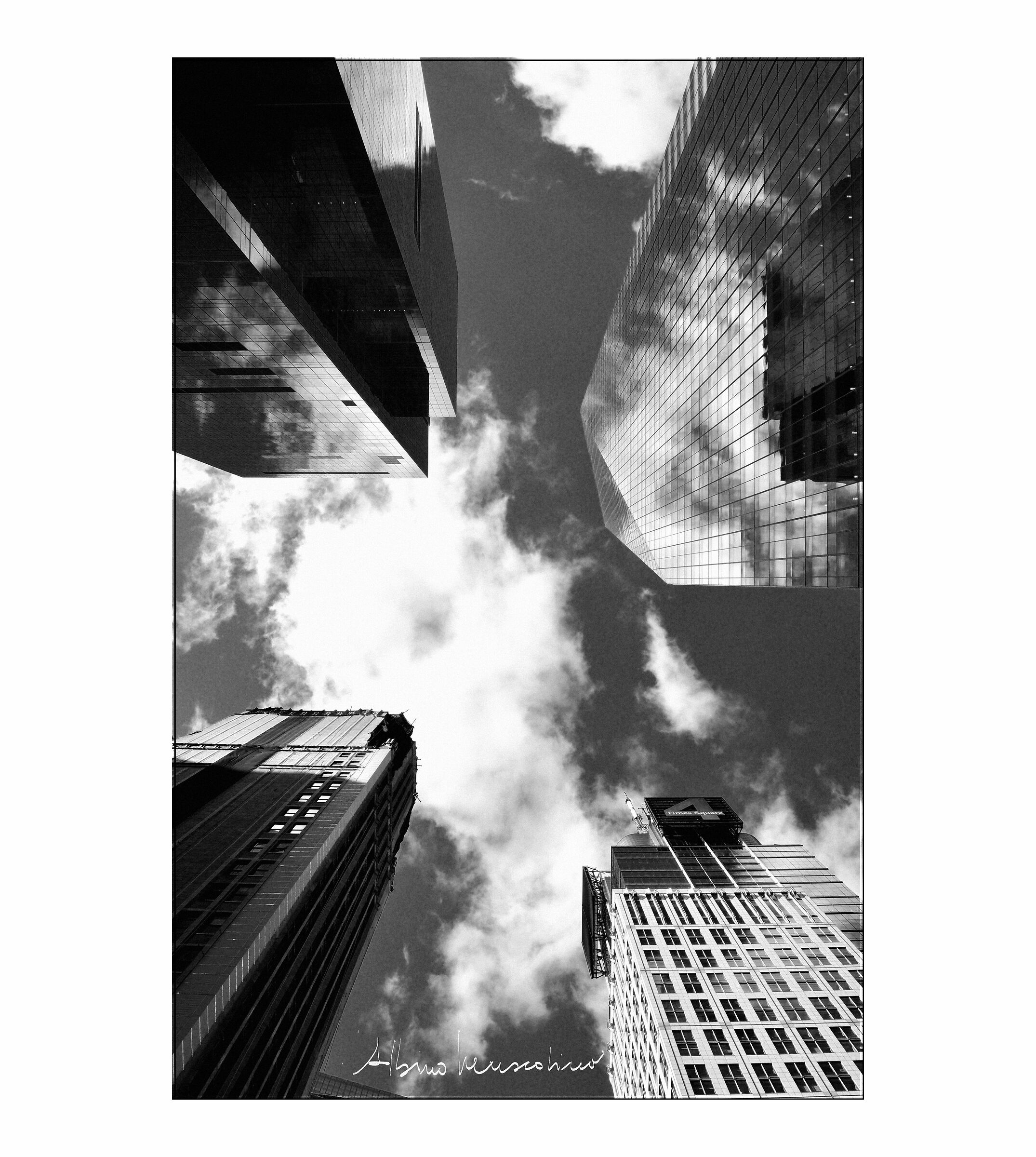 New York col naso all'insù