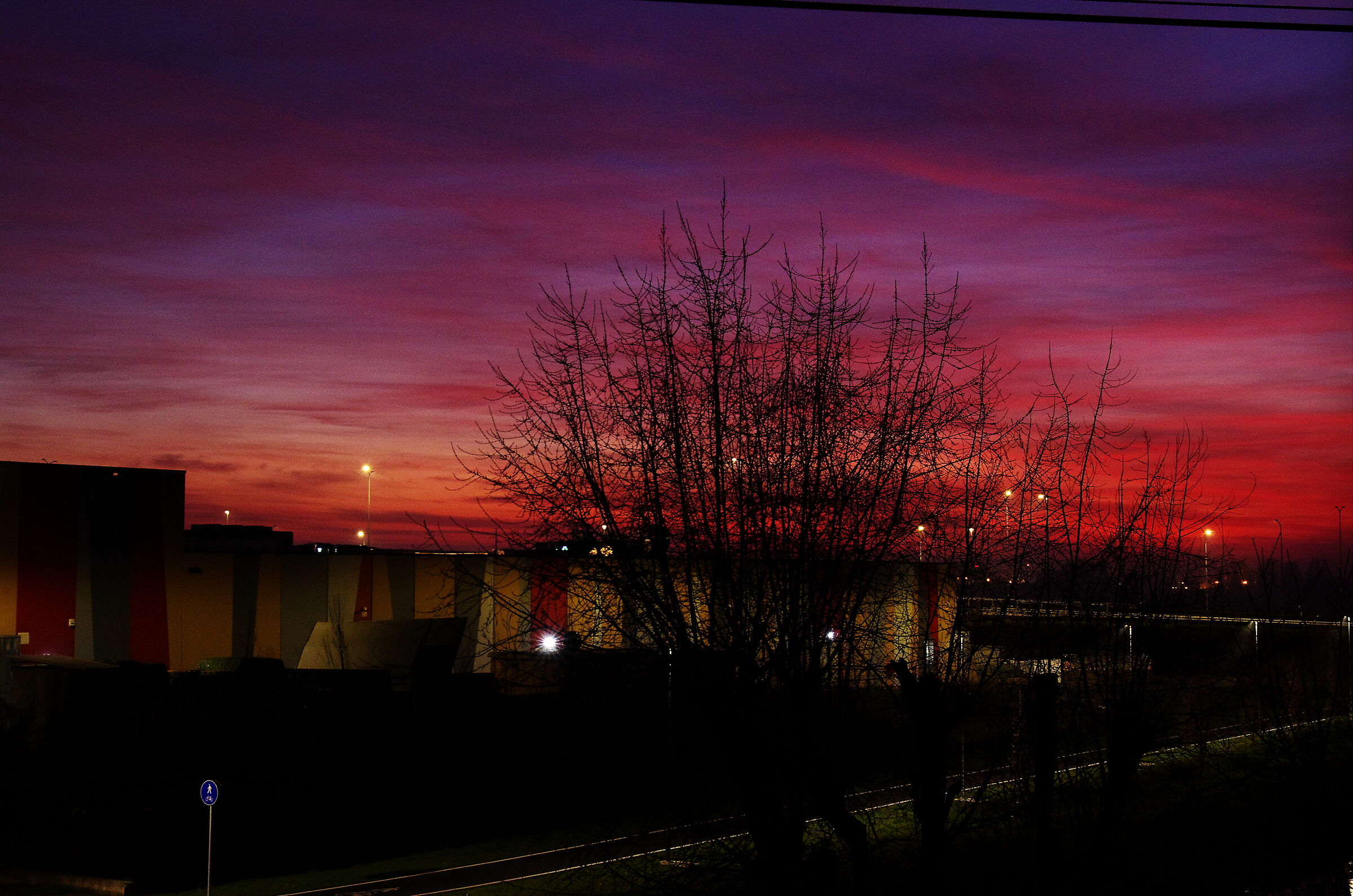 Tramonto a Lodi San Ferèolo