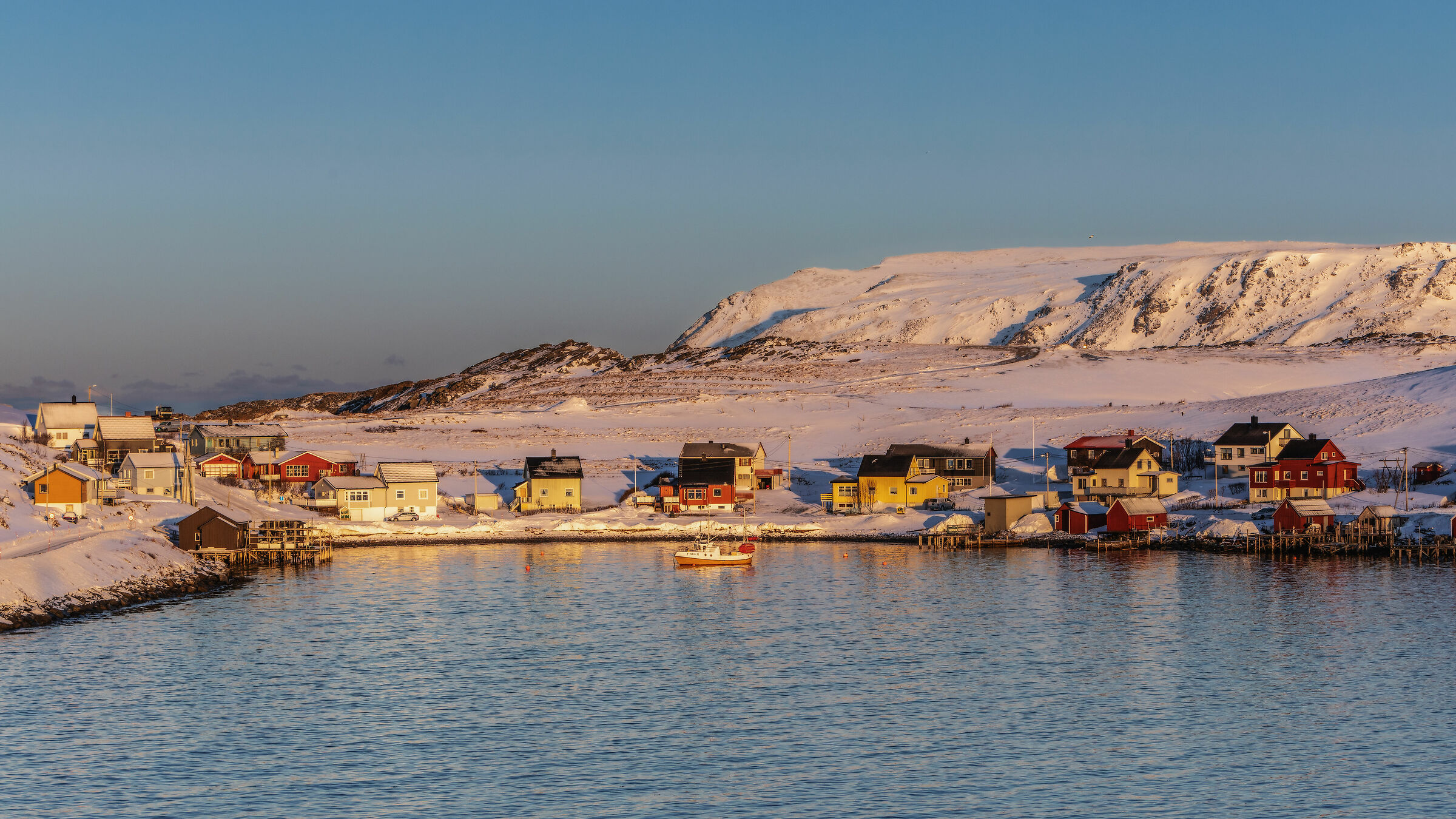 typical fjord landscape