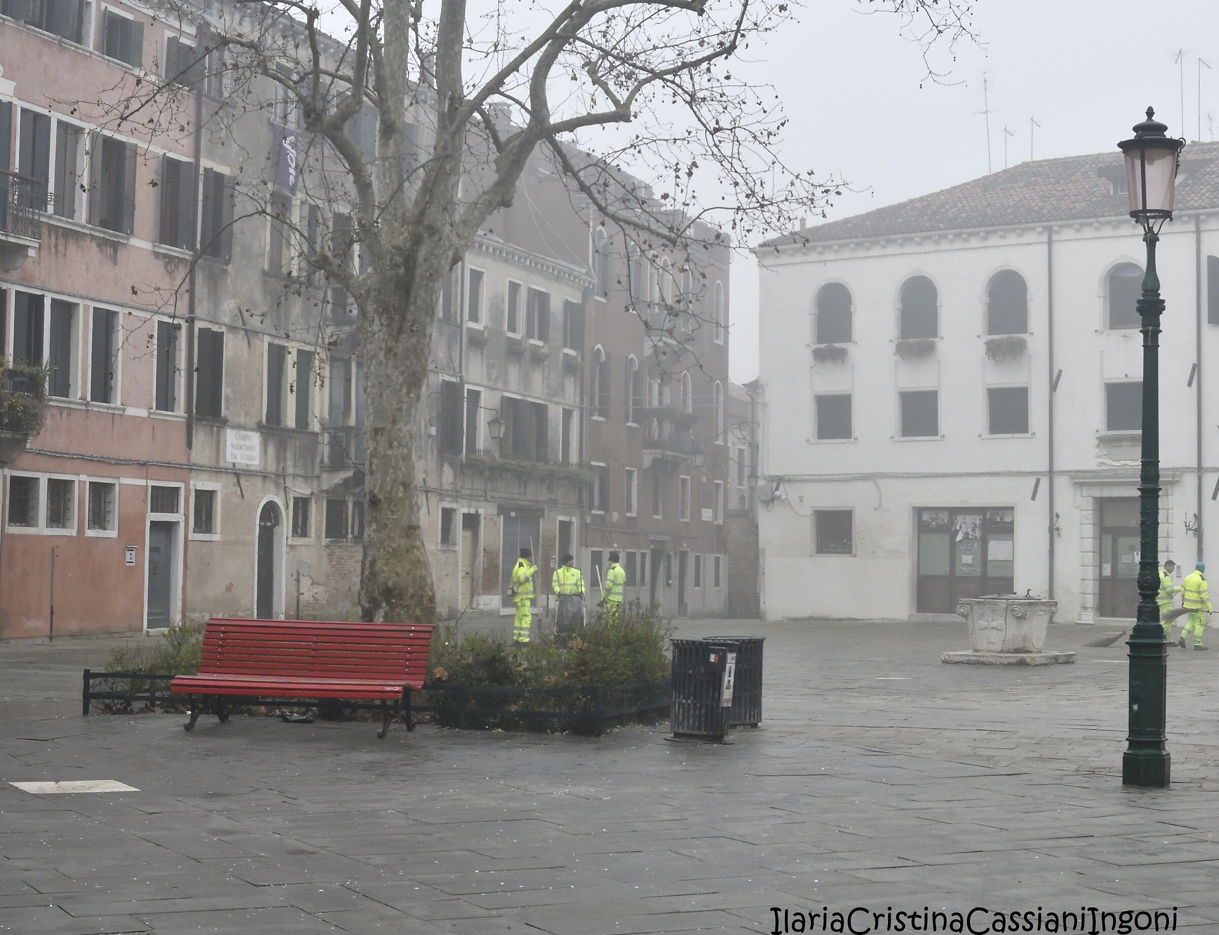 At work while Venice still sleeps