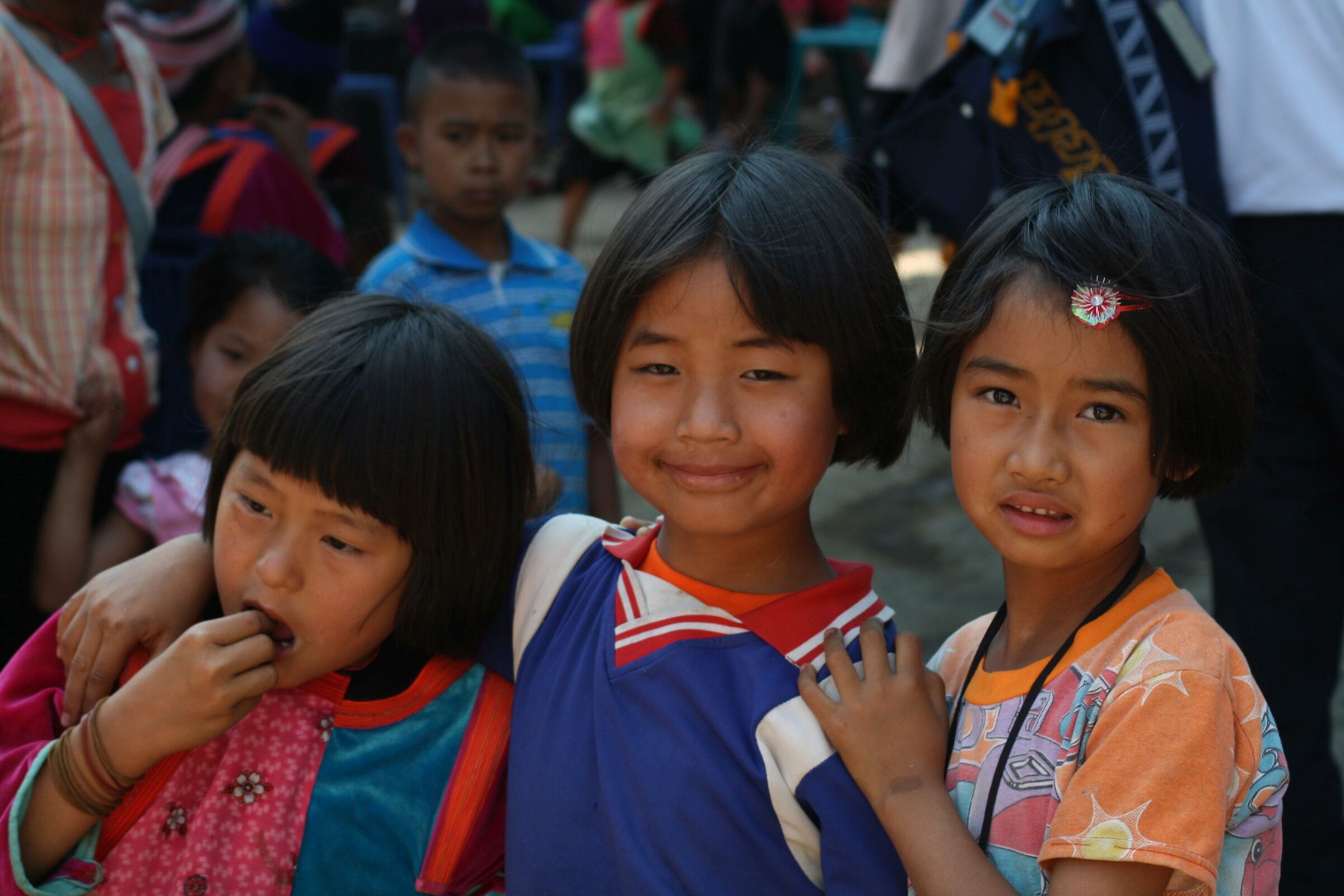 Simpatiche faccine thailandesi