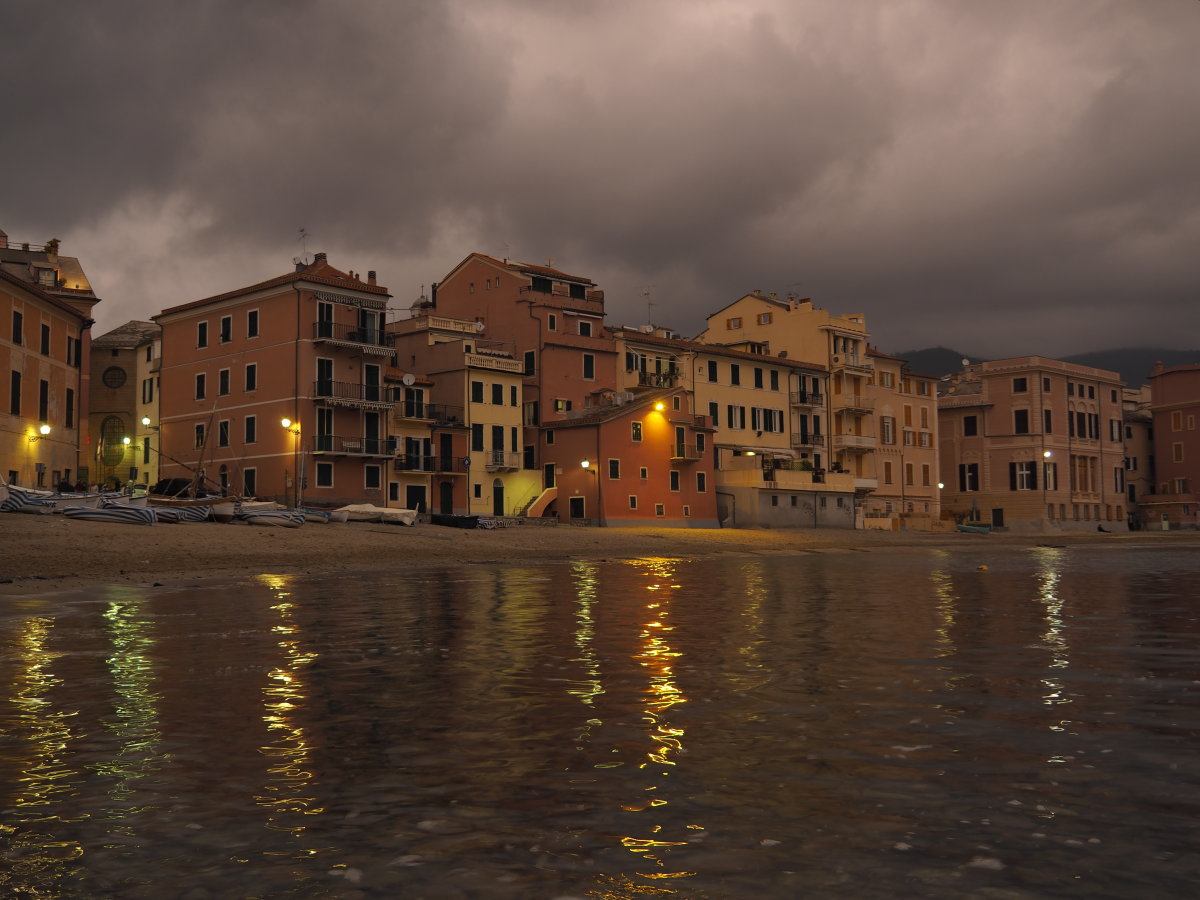 Cielo invernale a Sestri Levante