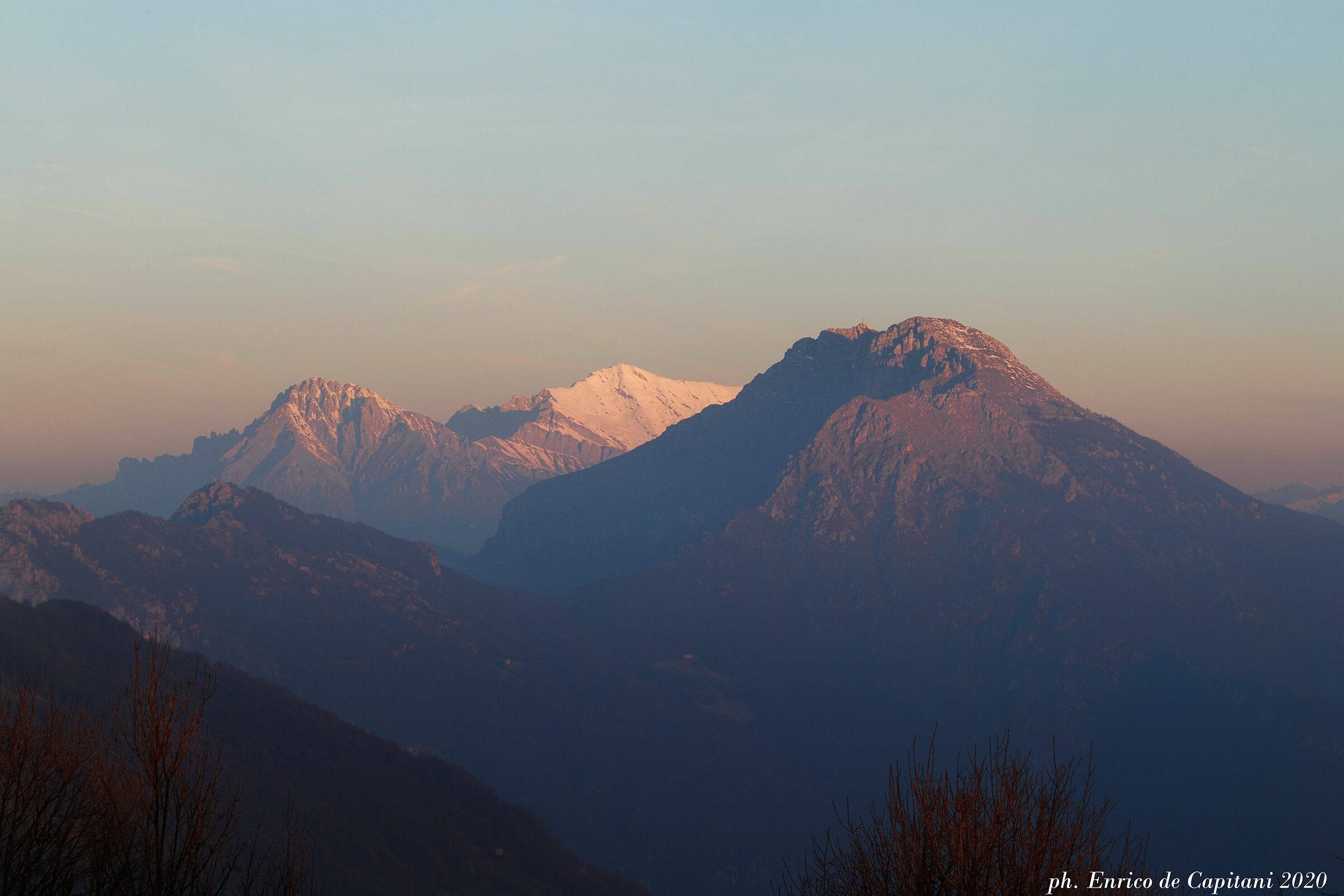 Il Resegone e le Grigne da Valcava